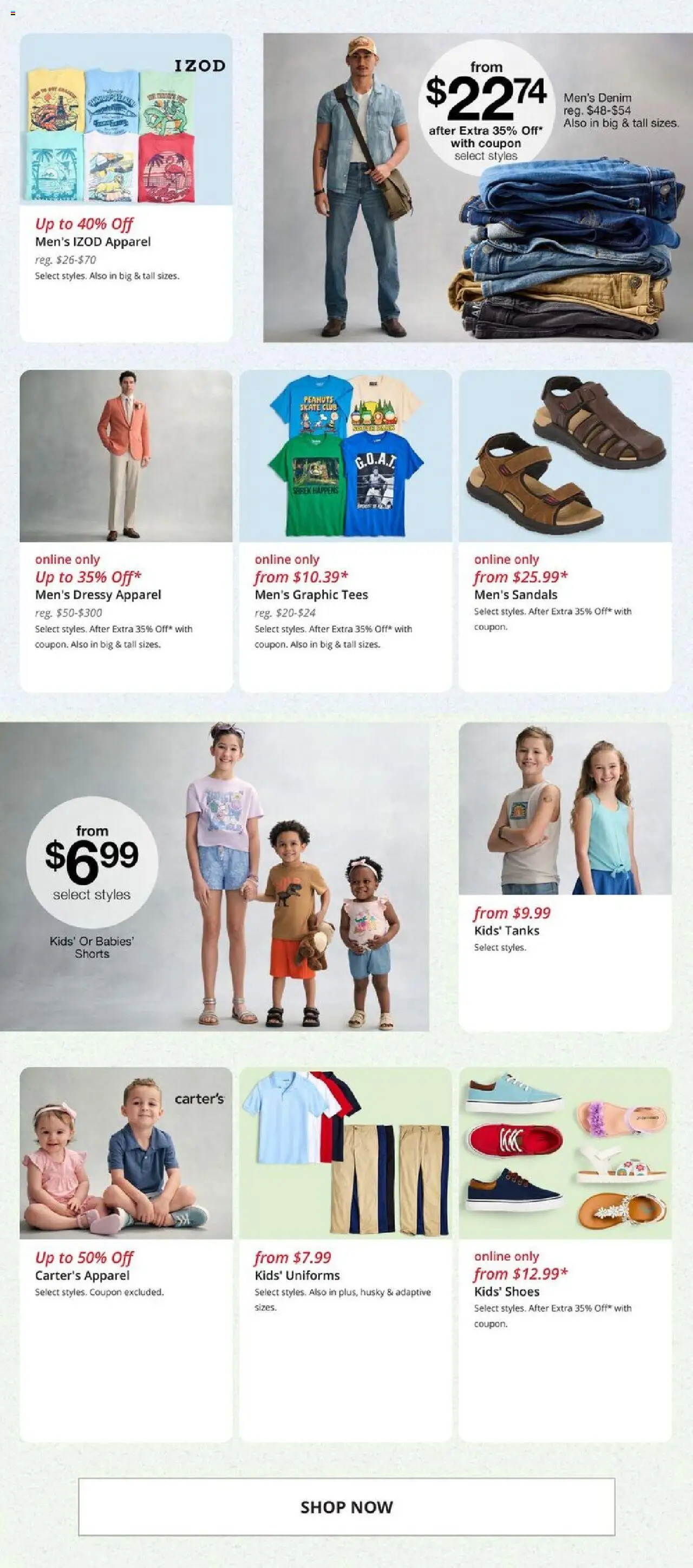 JCPenney Weekly Ad - valid from 16.06.2025 | Page: 5 | Products: Shorts, Sandals