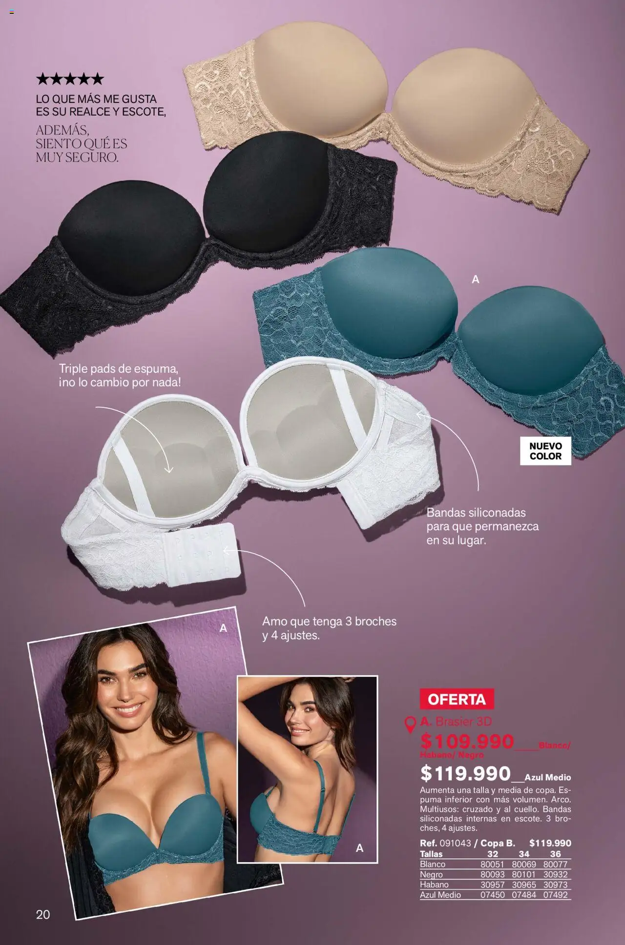 Leonisa revista - valida desde el 01.10.2025 | Página: 20 | Productos: Brasier