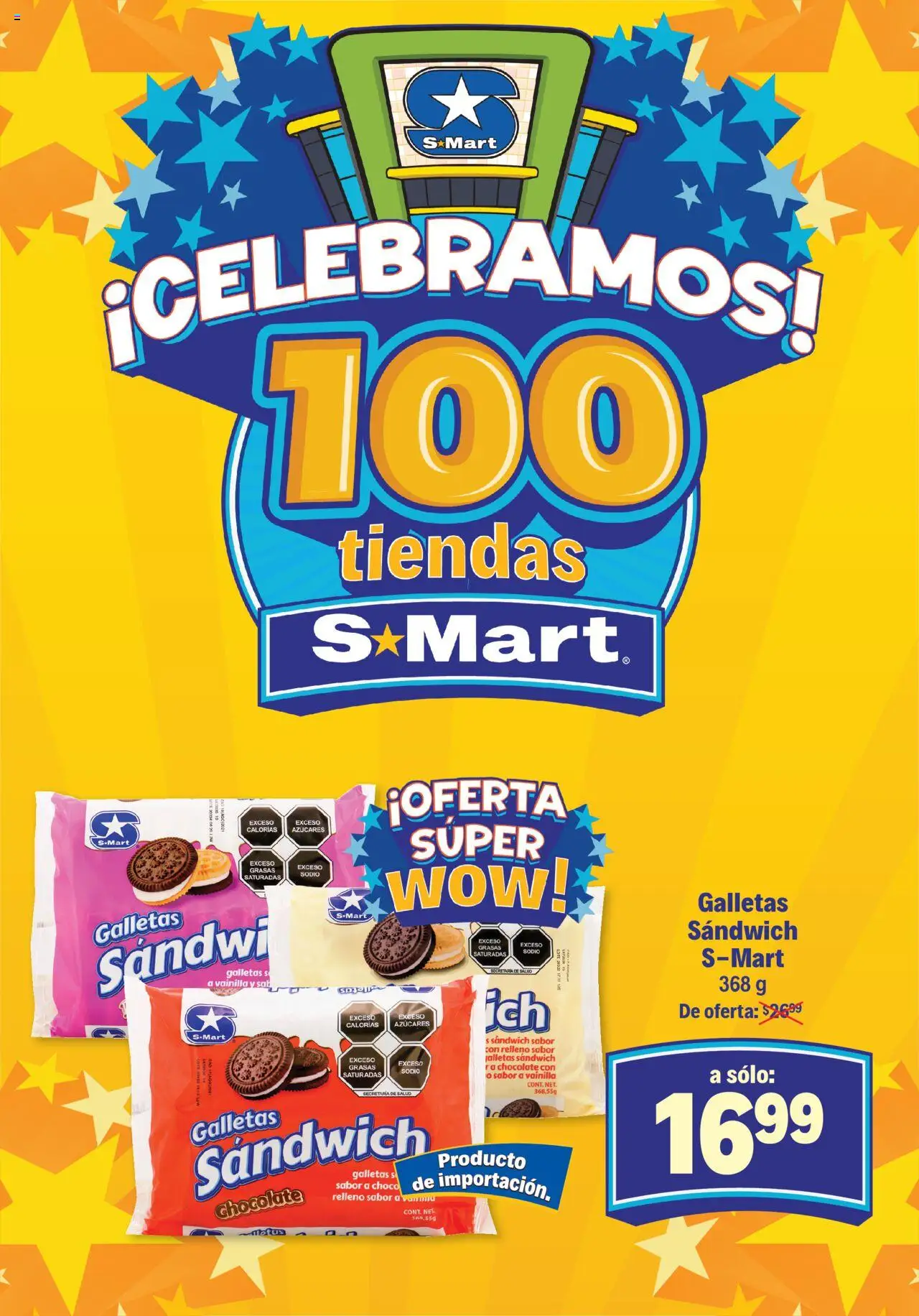 Nuevas ofertas de S-Mart válidas en toda la República Mexicana desde el 07.10.2025. ¡Encuentra las mejores ofertas en S-Mart - Folleto de Feria - Monterrey! | Página: 2 | Productos: Chocolate, Galletas
