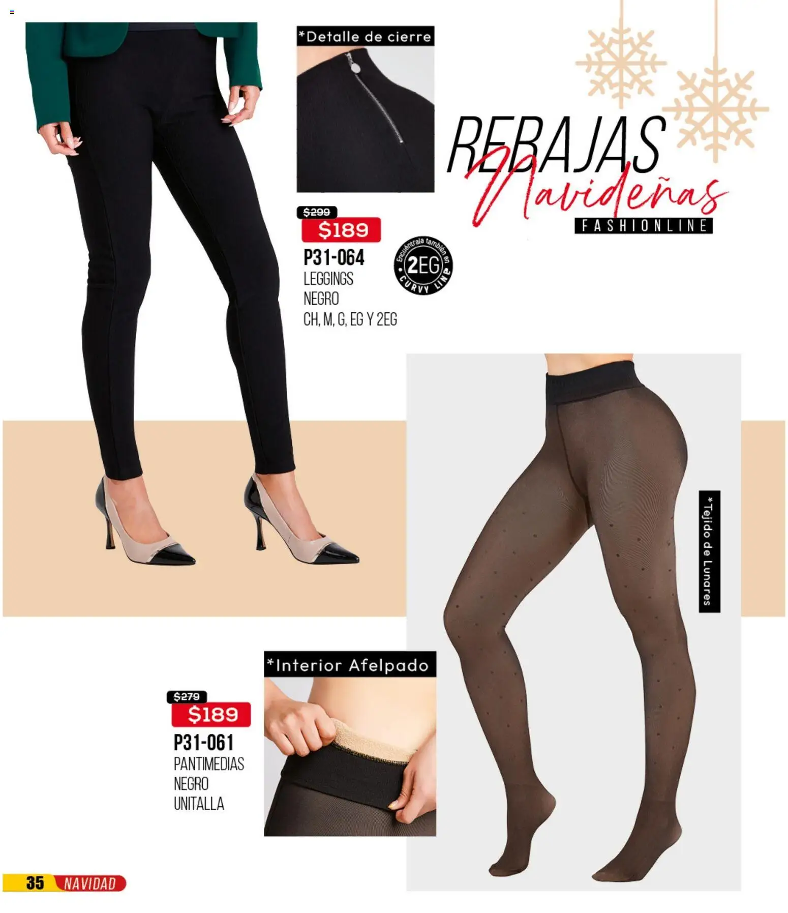 Nuevas ofertas de Cklass válidas en toda la República Mexicana desde el 30.11.2025. ¡Encuentra las mejores ofertas en Cklass catálogo Rebajas Navideñas Calzado! | Página: 467 | Productos: Leggings
