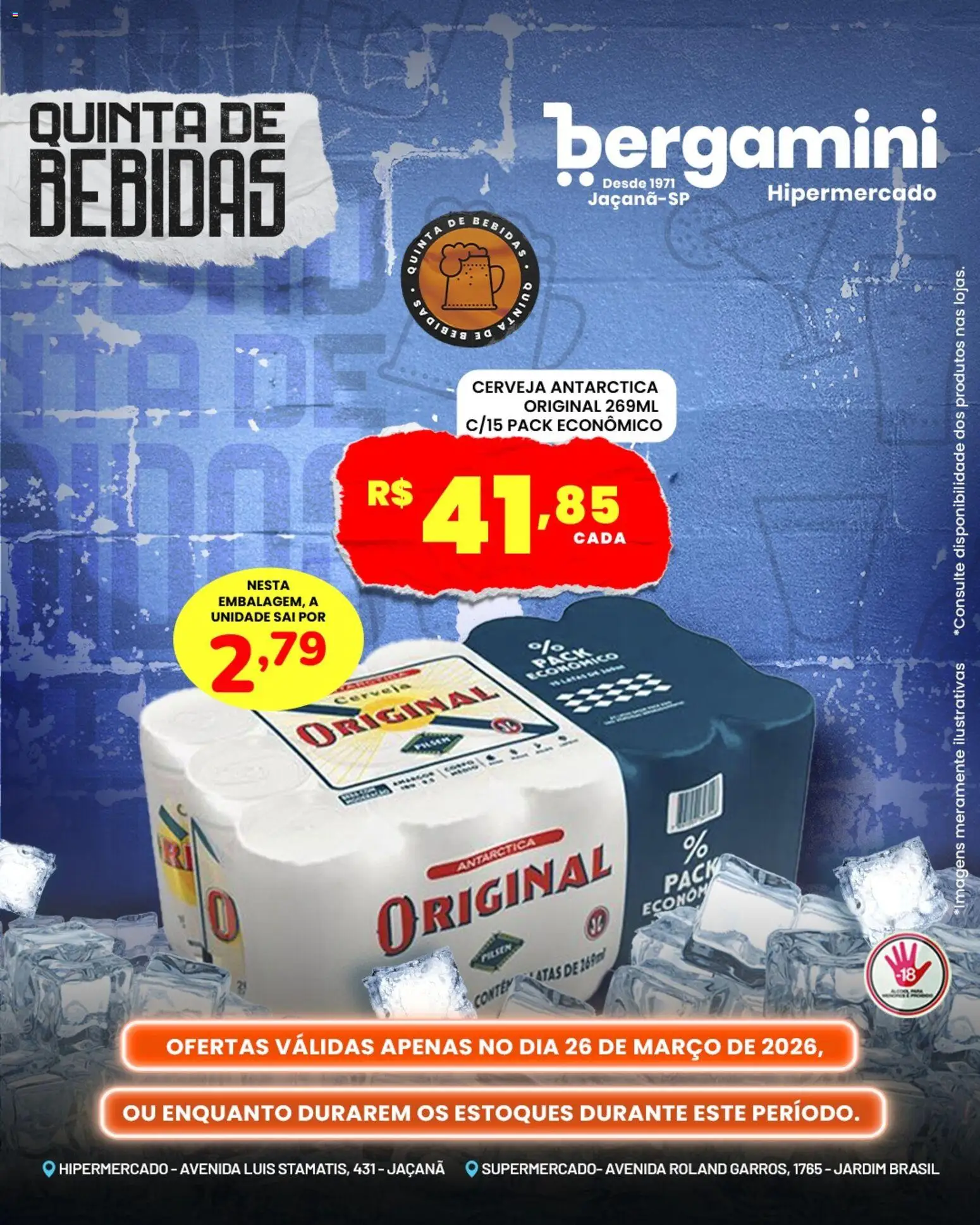 Supermercado Bergamini Folheto - válido de 26.03.2026 | Página: 4 | Produtos: Cerveja