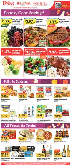 Preview of Raley's weekly ads valid from 22.10.2025