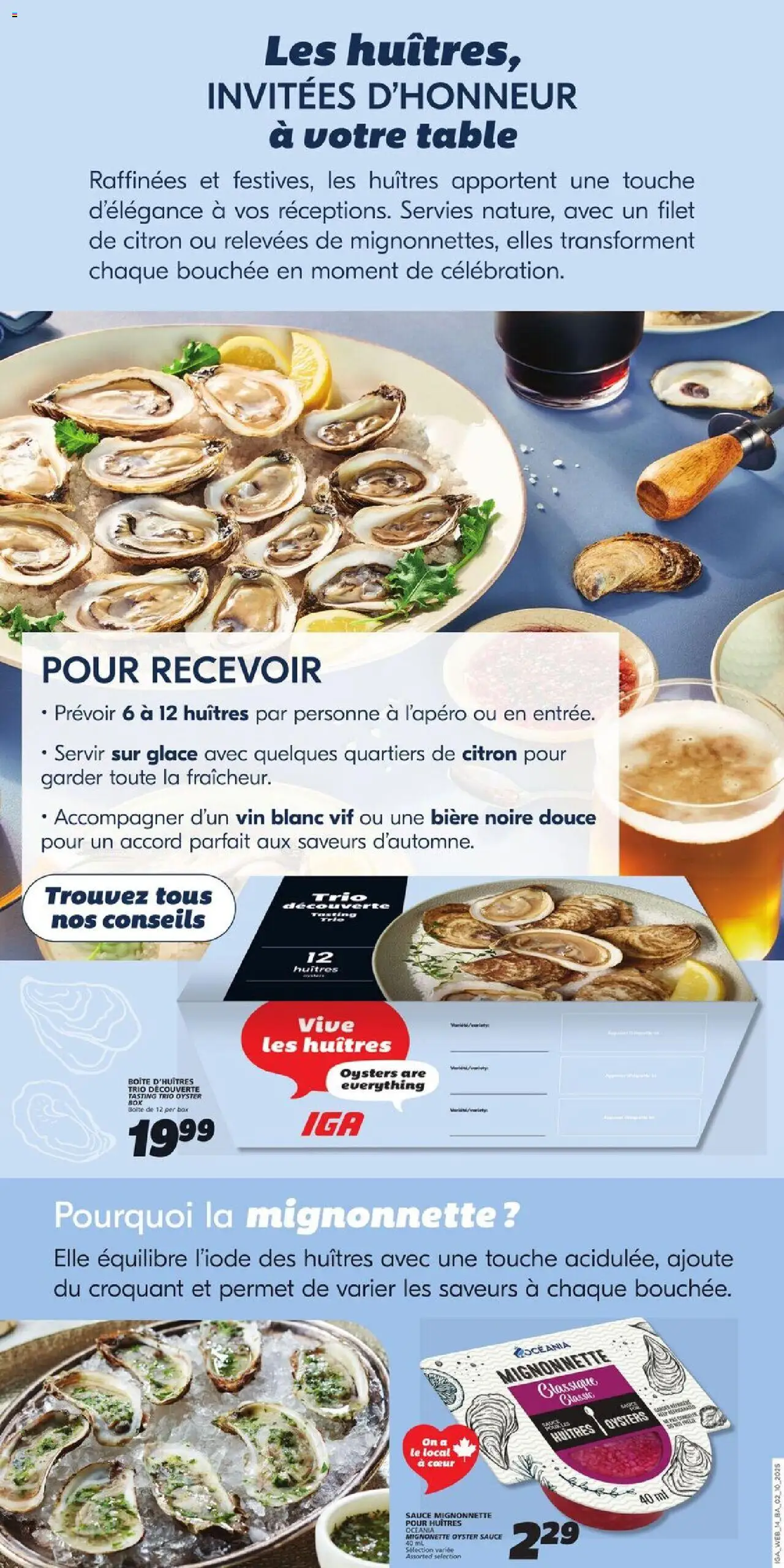 IGA flyer valid from 02.10.2025 | Page: 9 | Products: Table, Box