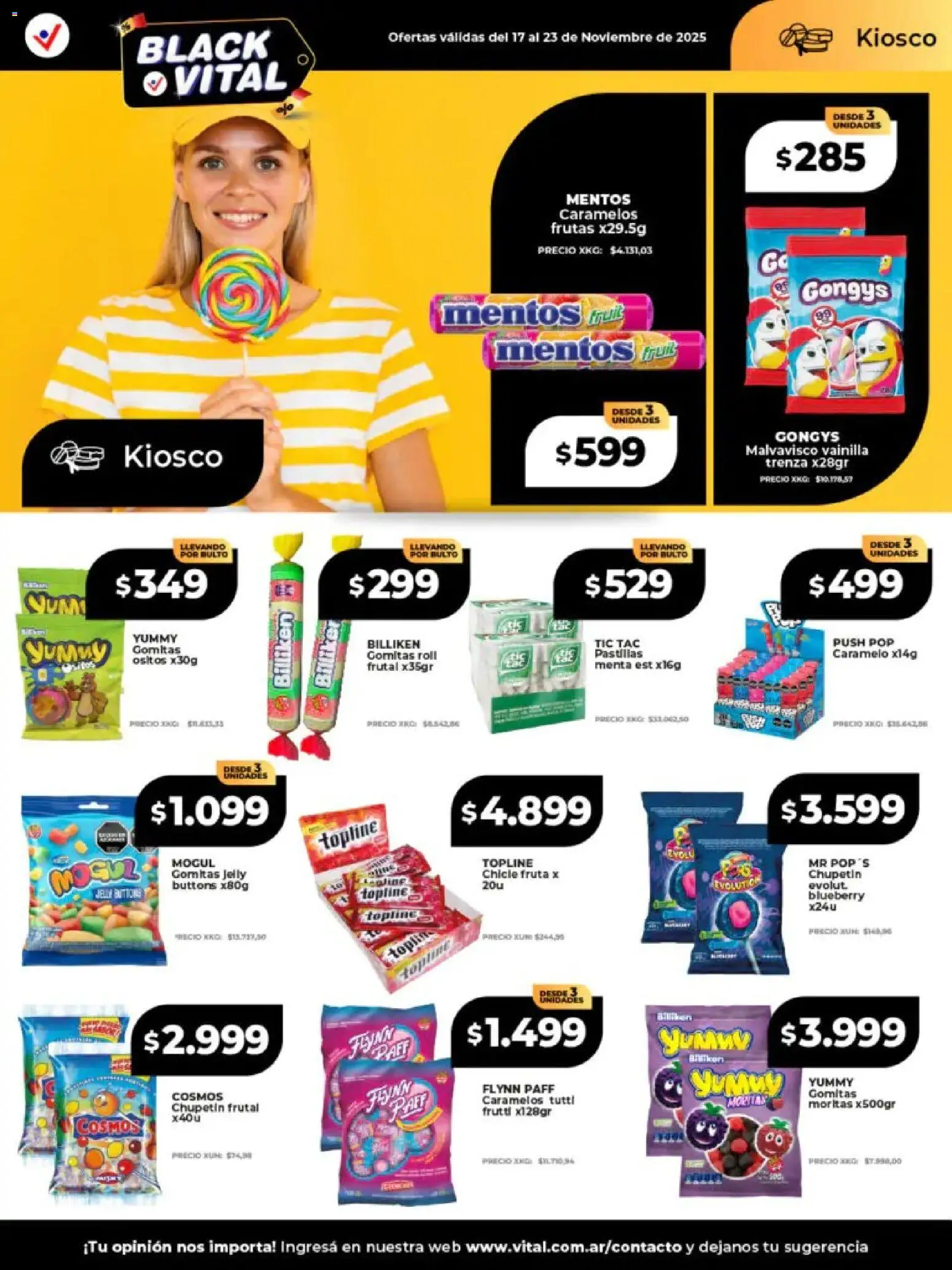 Vital - Ofertas │ válido desde el 17.11.2025 | Página: 19 | Productos: Gomitas, Chicle