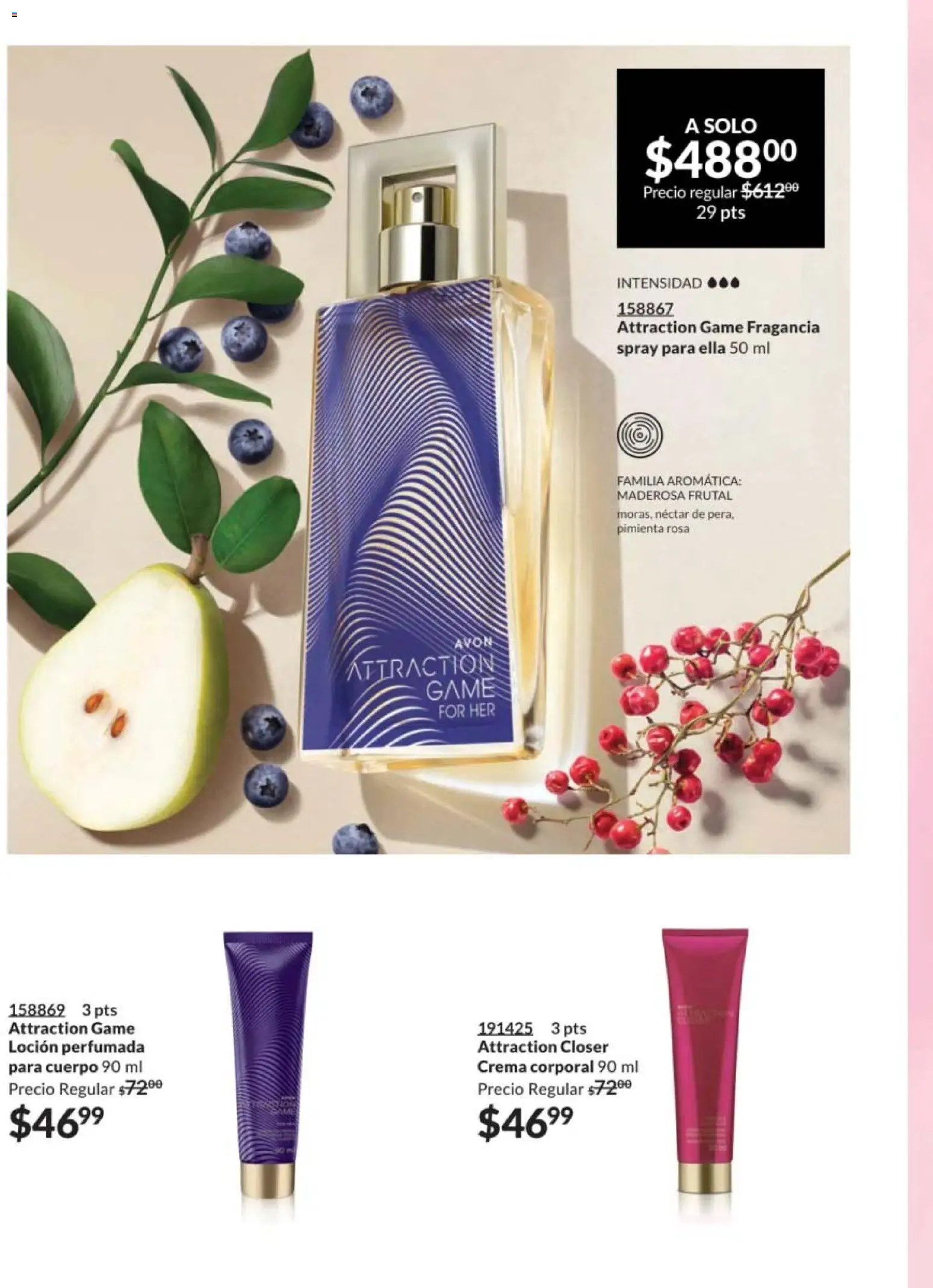 Nuevas ofertas de AVON válidas en toda la República Mexicana desde el 30.01.2026. ¡Encuentra las mejores ofertas en AVON campaña 3 2026! | Página: 70 | Productos: Pimienta, Body, Fragancia, Crema corporal