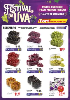 Fort Atacadista - Ofertas Festival da Uva - Pré-Visualização do folheto da loja Fort Atacadista, válido de 16.09.2025