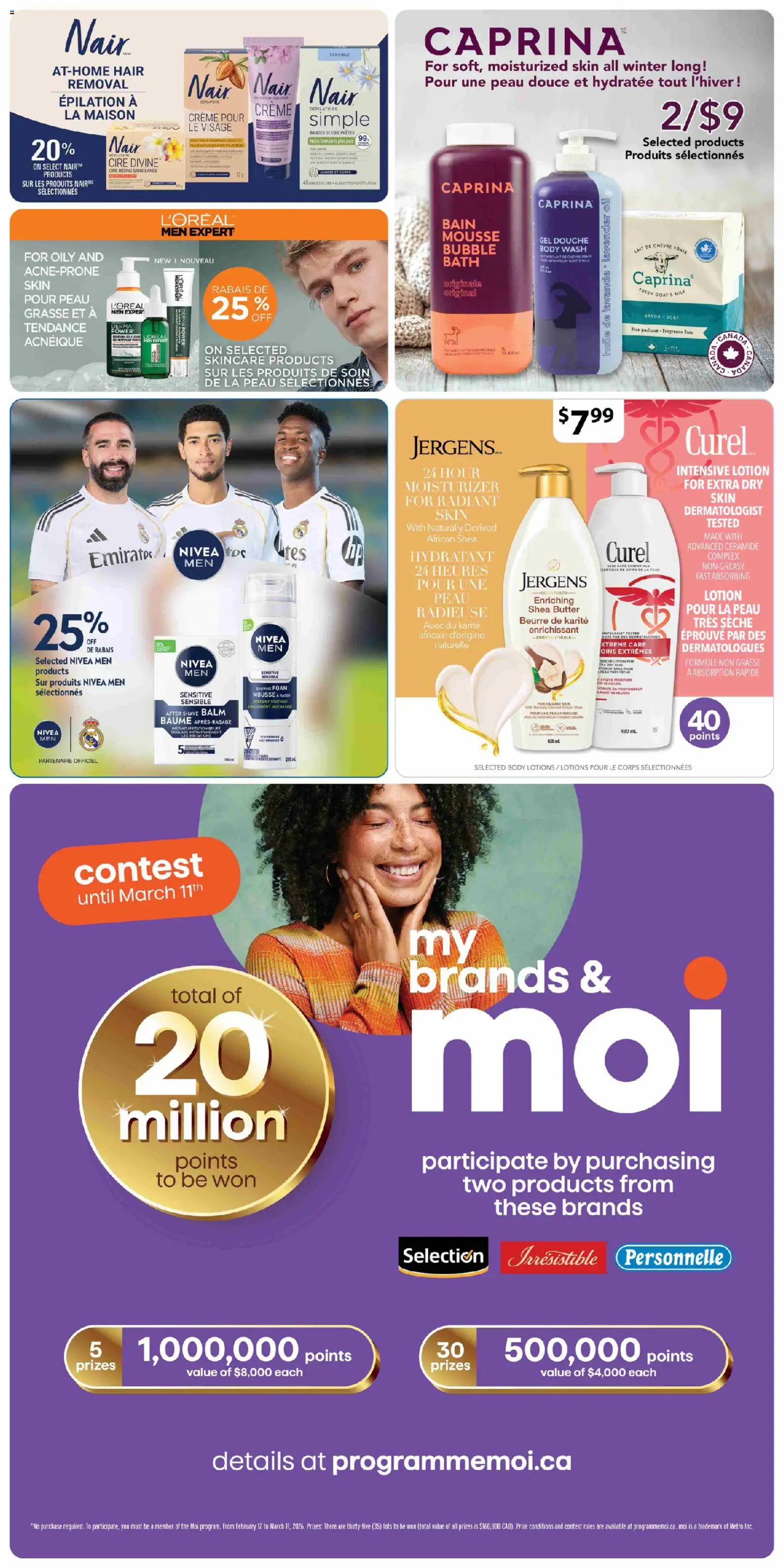 Jean Coutu flyer valid from 26.02.2026 | Page: 11 | Products: Fragrance, Shaving foam, Bath, Butter