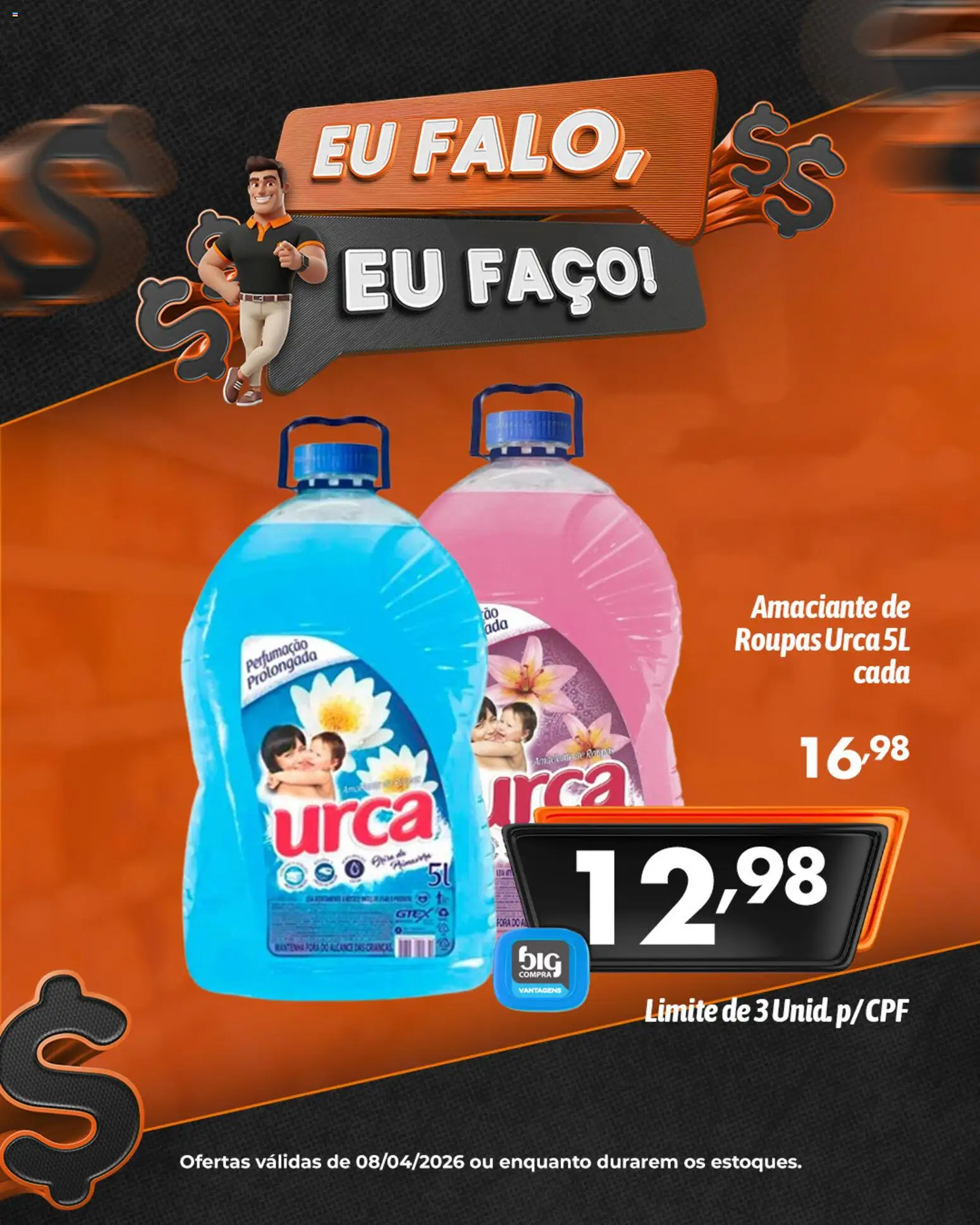 Big Compra Folheto - válido de 08.04.2026 | Página: 4 | Produtos: Amaciante de roupas, Roupas, Amaciante
