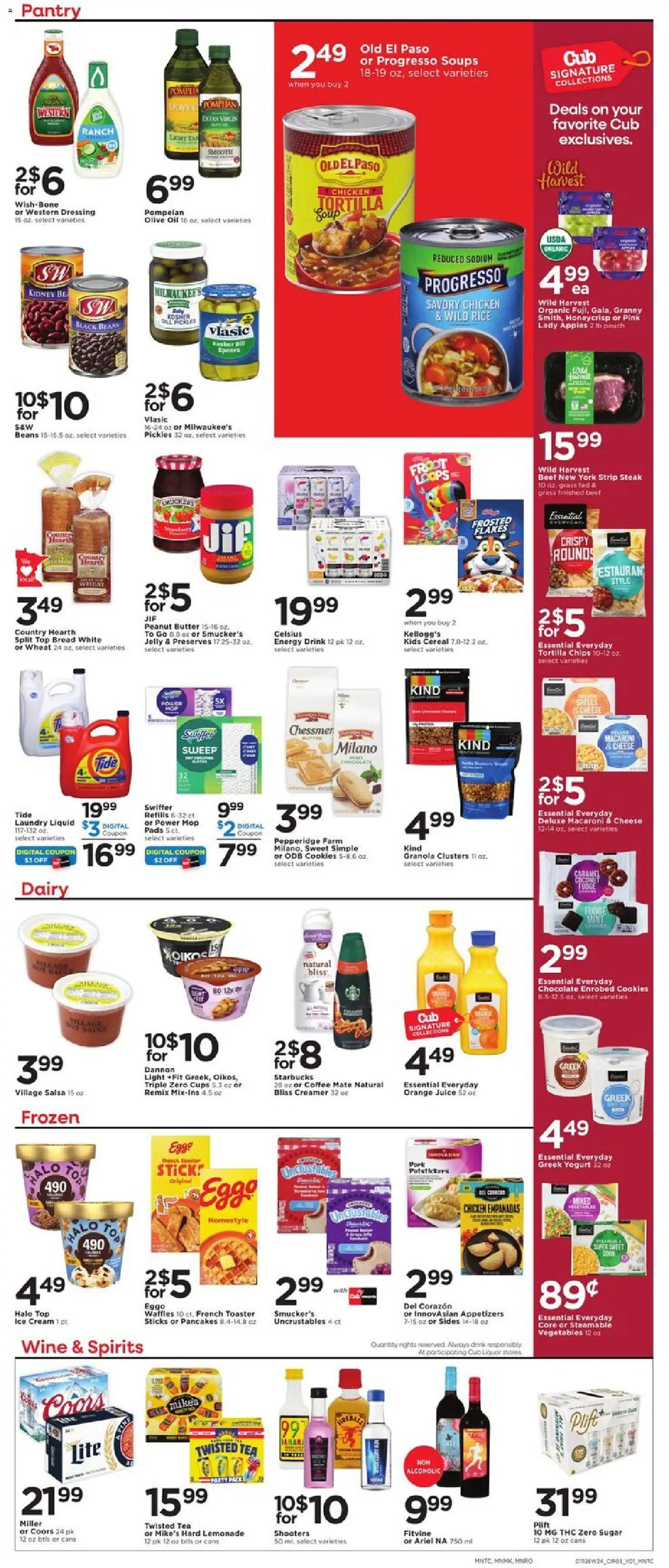 Cub Foods Weekly Ad - valid from 10.01.2026 | Page: 5 | Products: Oil, Rice, Tea, Dill