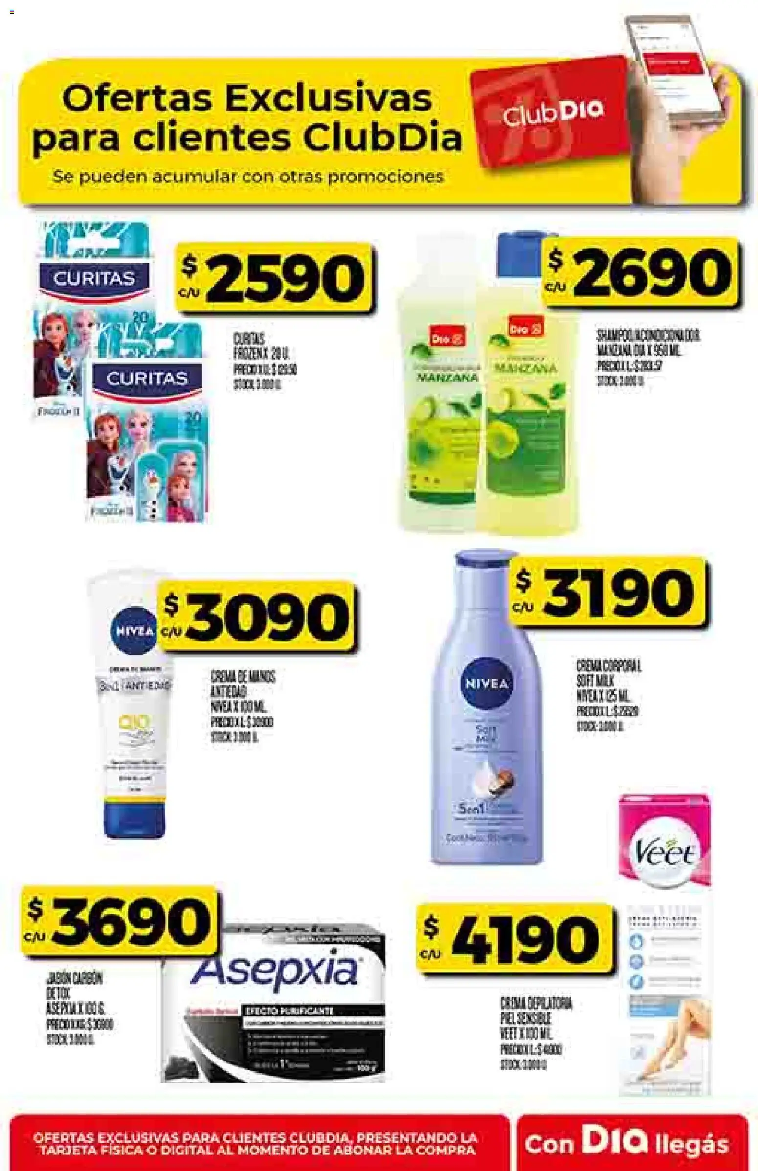 Dia - Ofertas - Salta y Jujuy │ válido desde el 05.11.2025 | Página: 50 | Productos: Jabón, Crema depilatoria, Manzana, Crema