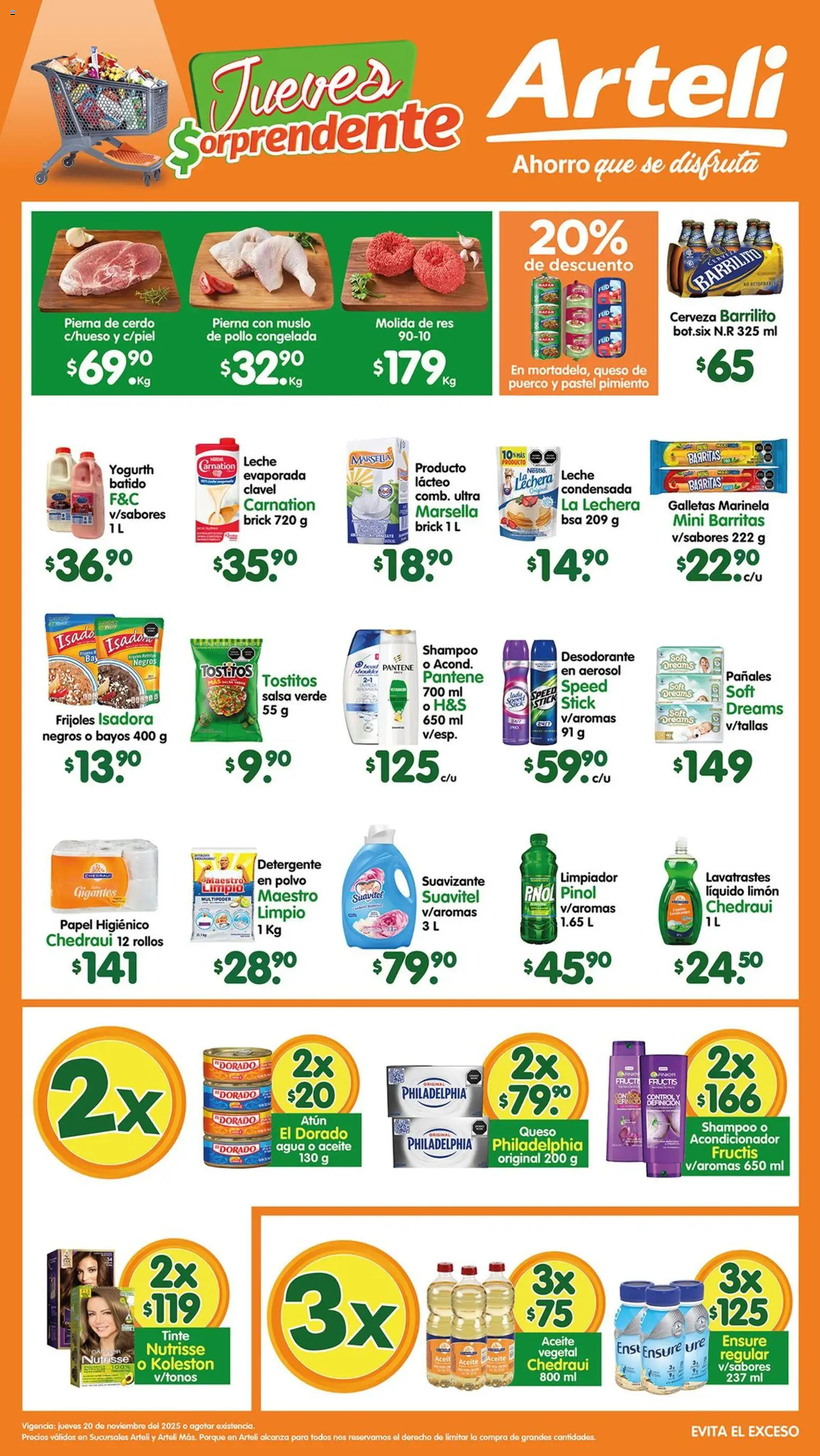 Nuevas ofertas de Arteli válidas en toda la República Mexicana desde el 20.11.2025. ¡Encuentra las mejores ofertas en Arteli folleto Suc.Arteli & Arteli mas! | Página: 1