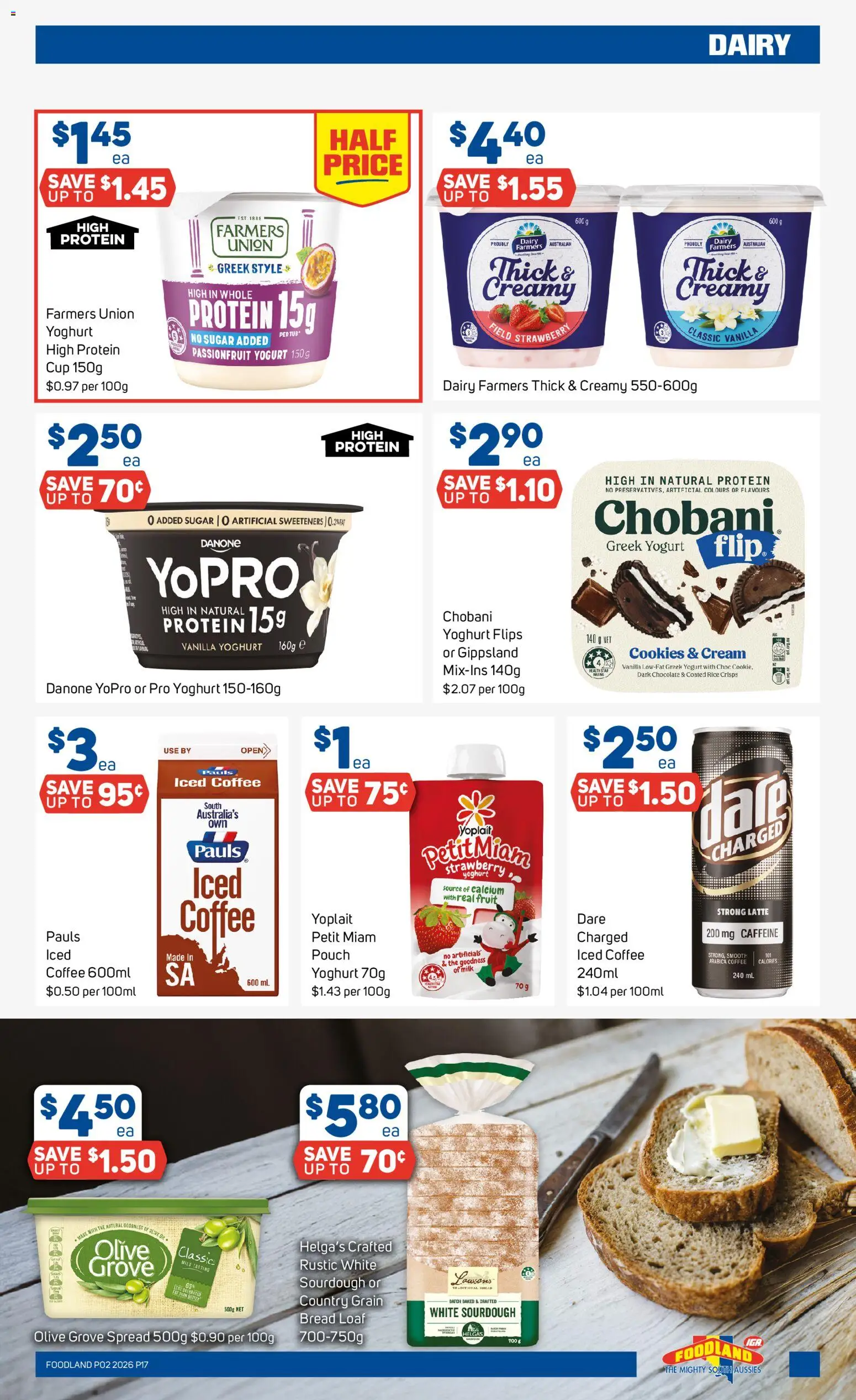 Foodland catalogue - valid from 07.01.2026 | Page: 17 | Products: Dairy, Chocolate, Rice, Sugar