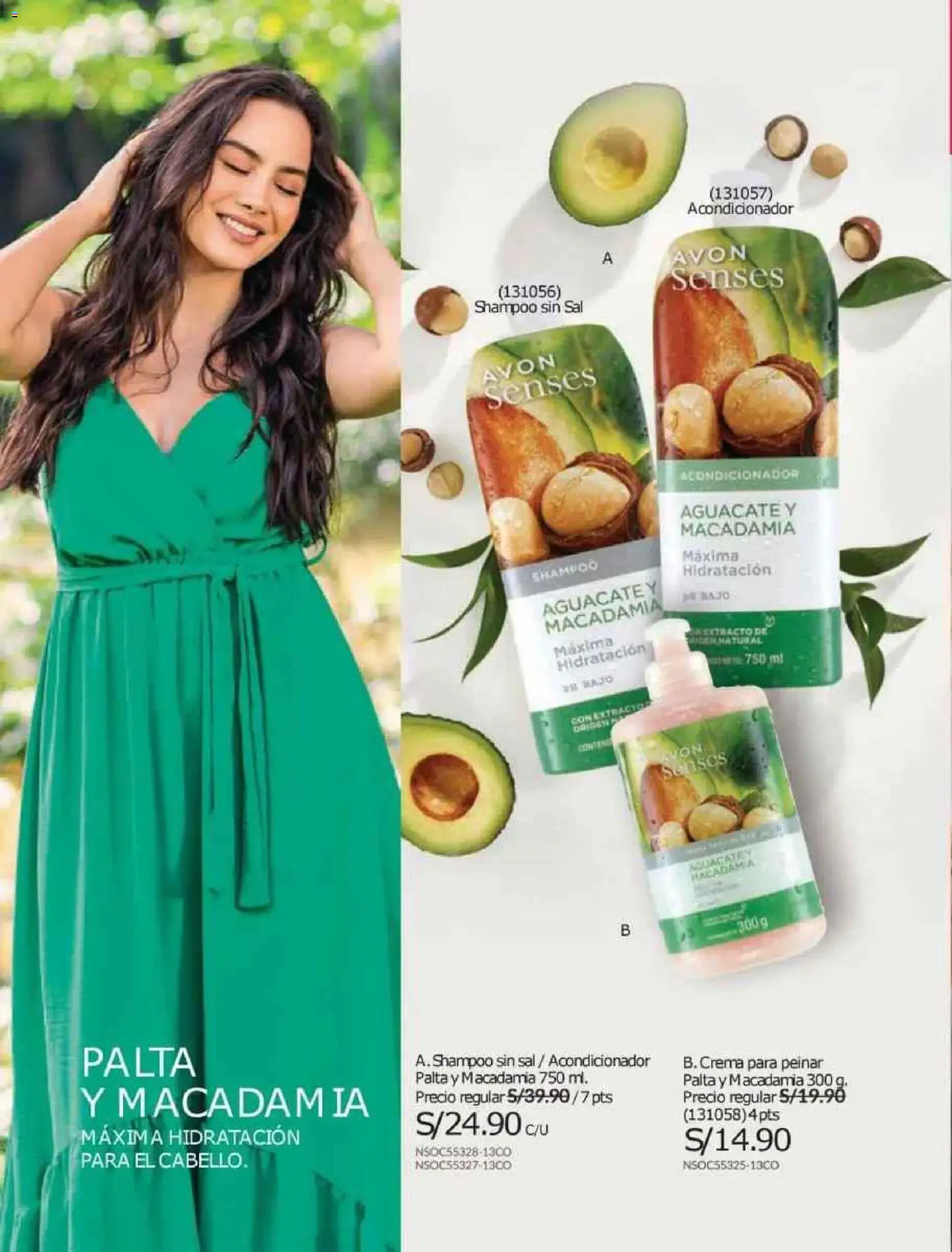 Catálogo Avon válido desde 12.10.2025 | Página: 156 | Productos: Shampoo, Acondicionador, Crema