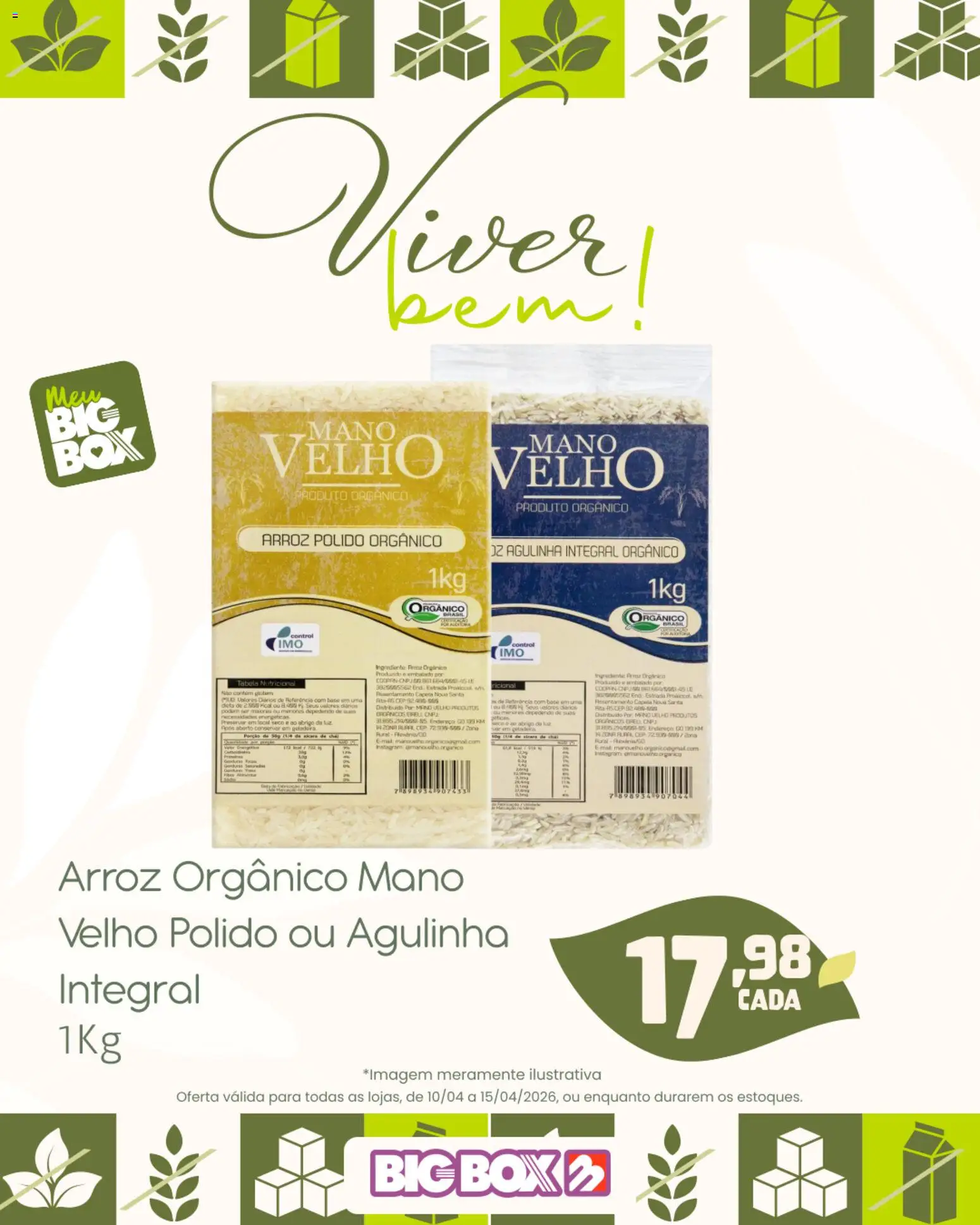 Big Box Folheto - válido de 10.04.2026 | Página: 6 | Produtos: Arroz, Base, Chá