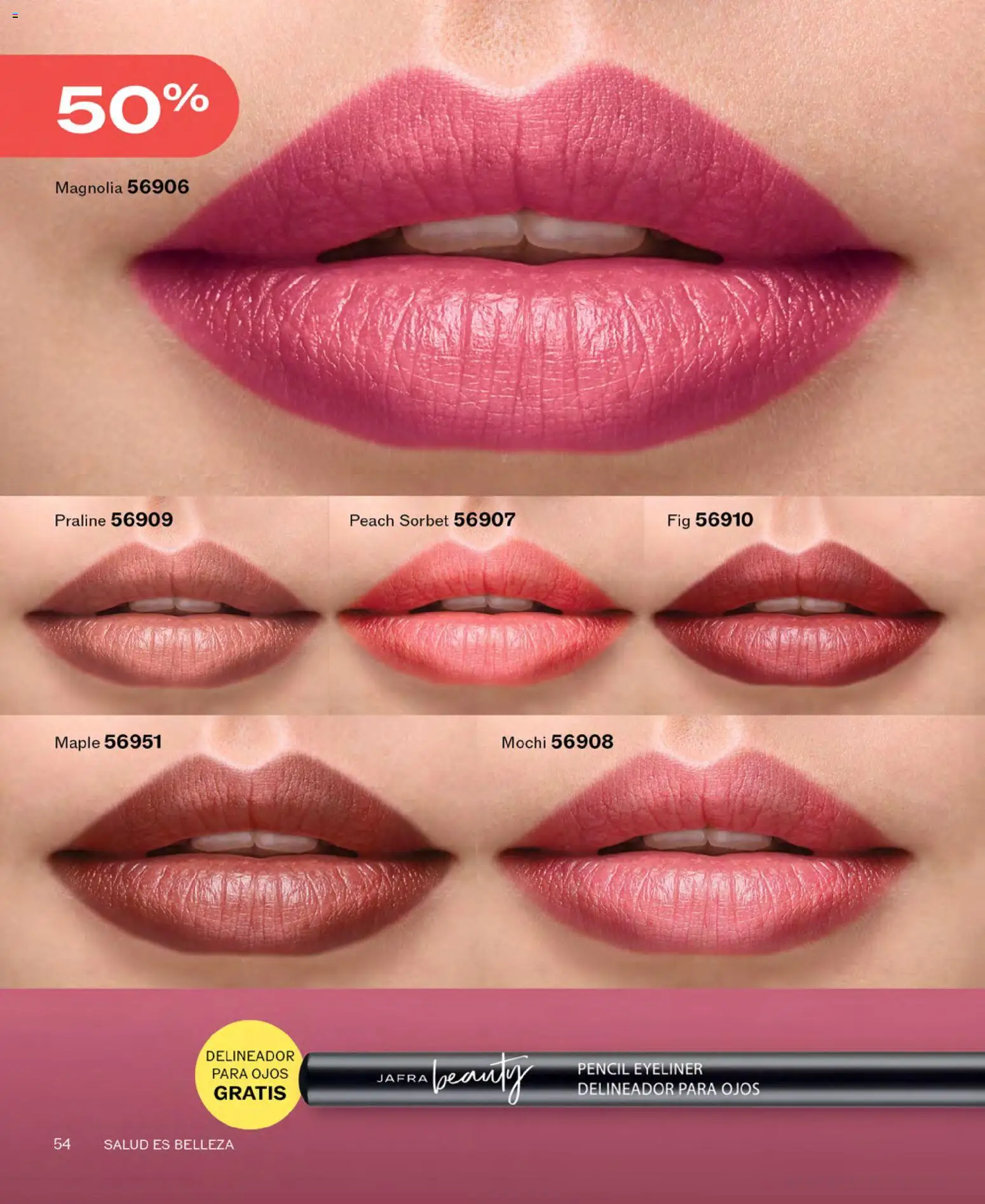 Nuevas ofertas de JAFRA válidas en toda la República Mexicana desde el 01.02.2026. ¡Encuentra las mejores ofertas en JAFRA catálogo ! | Página: 54 | Productos: Delineador