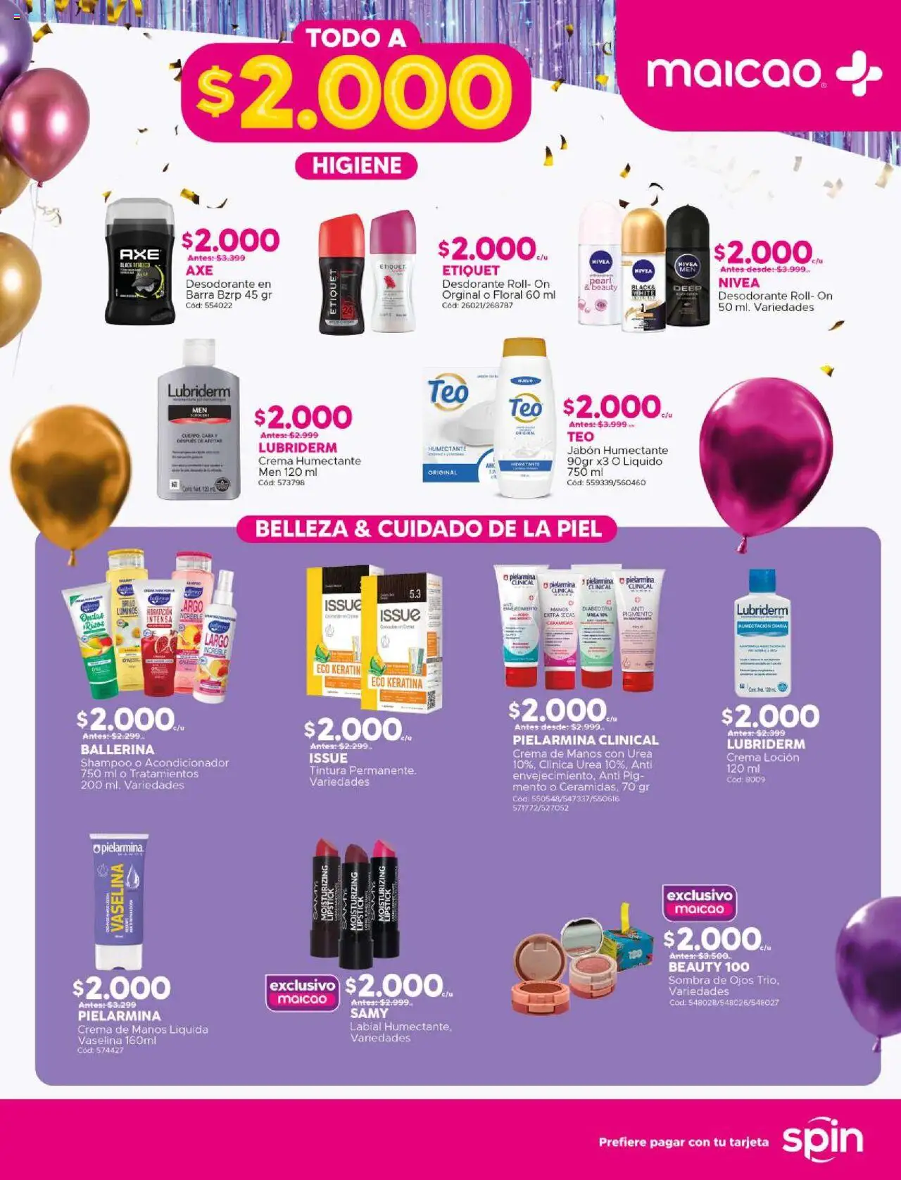 Maicao ofertas  │ válido desde el 01.08.2025 | Página: 5 | Productos: Cama, Sombra, Desodorante, Labial