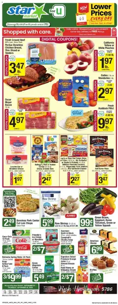 Preview of Star Market weekly ads valid from 19.09.2025