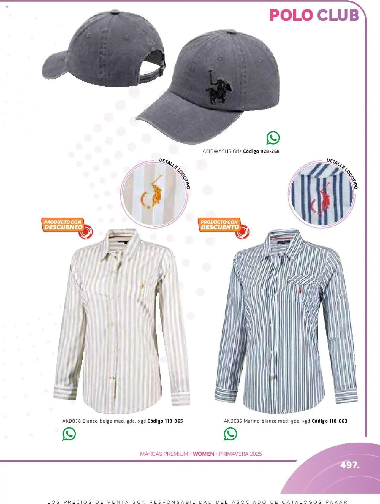 Nuevas ofertas de SC Pakar válidas en toda la República Mexicana desde el 06.03.2025. ¡Encuentra las mejores ofertas en SC Pakar catálogo Women! | Página: 497