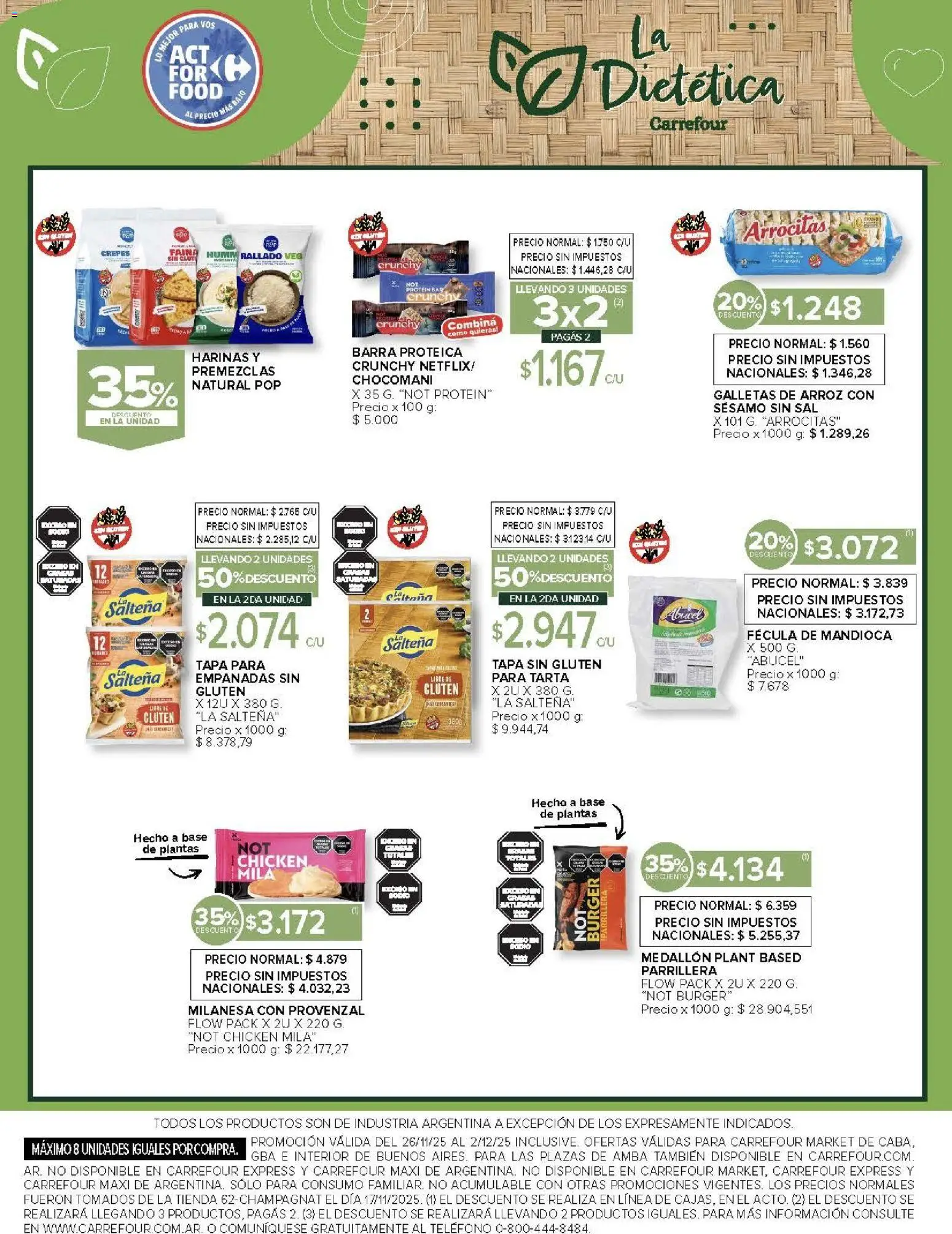 Carrefour Market catálogo │ válido desde el 26.11.2025 | Página: 17 | Productos: Teléfono, Arroz, Provenzal, Galletas