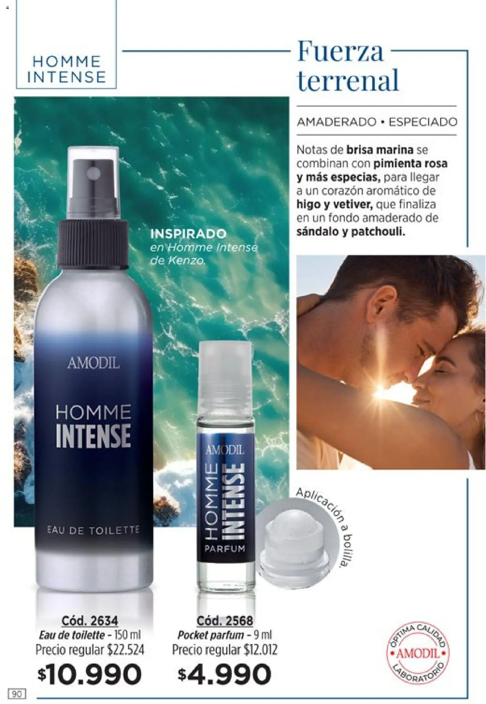 Catálogo Amodil Campaña 1/2026 │ válido desde el 01.01.2026 | Página: 90 | Productos: Eau de toilette, Pimienta