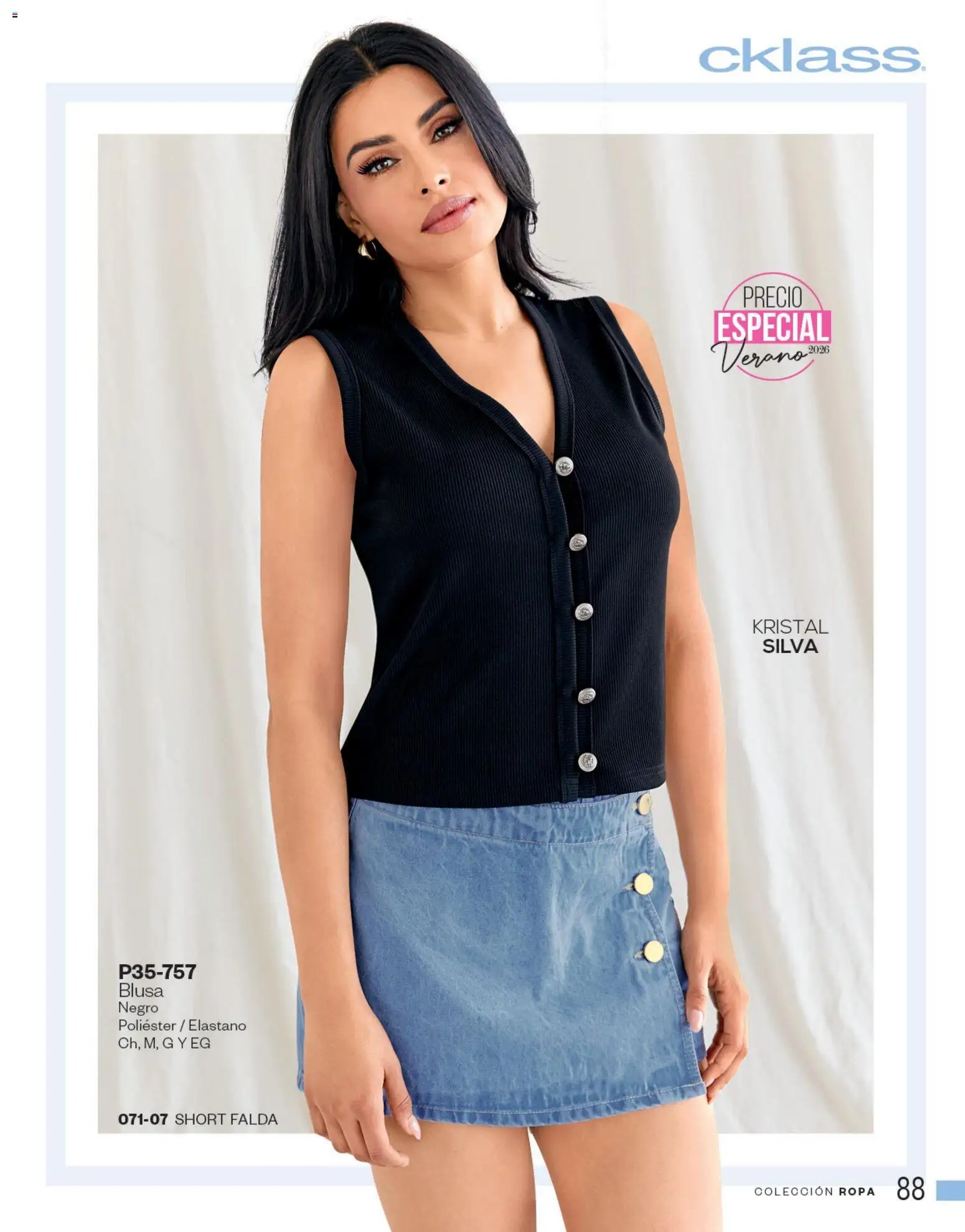 Nuevas ofertas de Cklass válidas en toda la República Mexicana desde el 05.03.2026. ¡Encuentra las mejores ofertas en Cklass catálogo Complemento Verano Ropa! | Página: 89 | Productos: Blusa, Ropa, Falda, Short