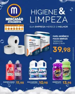 Mercadão Atacadista - Ofertas Higiene e Limpeza - Pré-Visualização do folheto da loja Mercadão Atacadista, válido de 08.09.2025