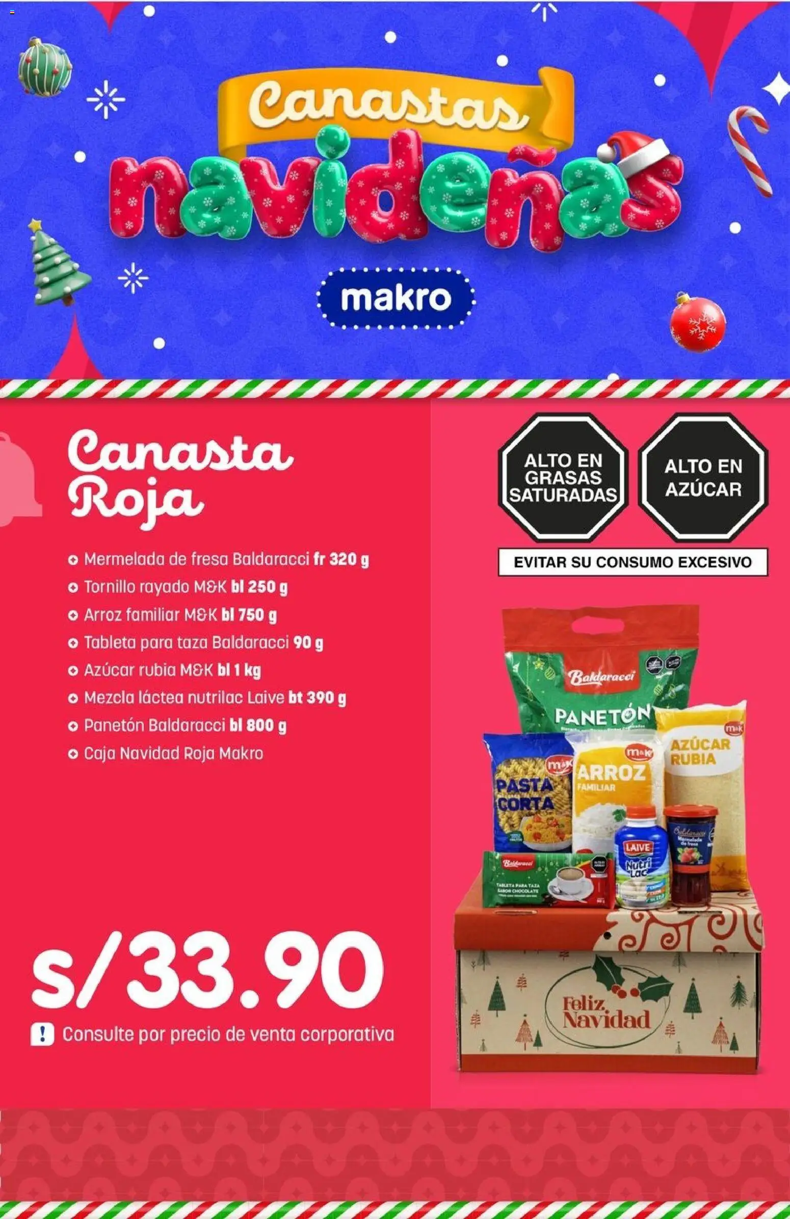 Catálogo Makro válido desde 10.11.2025 | Página: 1 | Productos: Caja, Chocolate, Arroz, Tableta