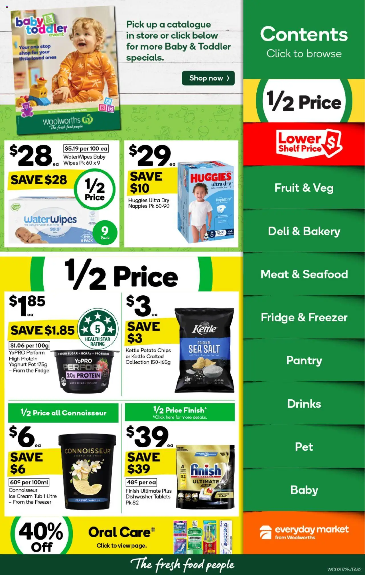 Woolworths catalogue - valid from 02.07.2025 | Page: 2 | Products: Pot, Nappies, Freezer, Tablets