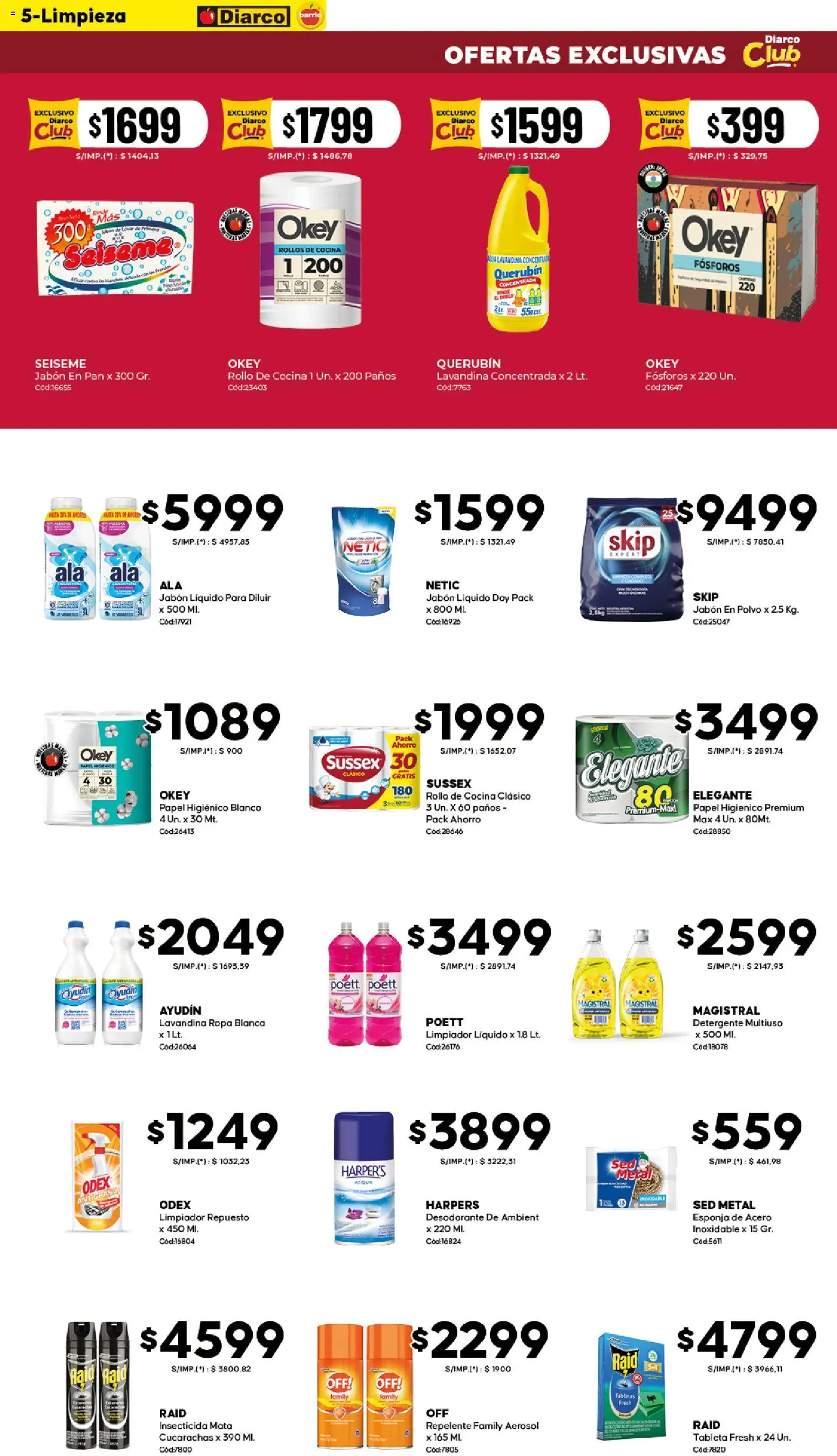 Diarco ofertas - BARRIO │ válido desde el 01.12.2025 | Página: 5