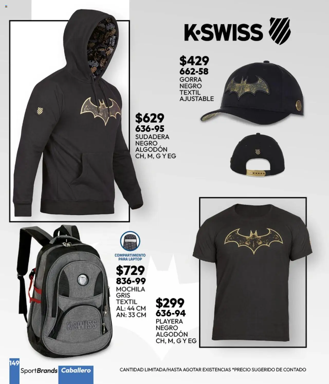 Nuevas ofertas de Cklass válidas en toda la República Mexicana desde el 16.09.2025. ¡Encuentra las mejores ofertas en Cklass - Catálogo Invierno Sportbrands! | Página: 150 | Productos: Gorra, Algodón, Sudadera, Playera