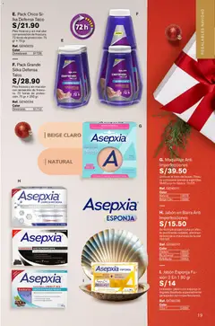 Vista previa de folleto Leonisa - Aliados de la Leonisa válido desde 13.11.2025 | Página: 19 | Productos: Esponja, Exfoliante, Jabón, Polvo