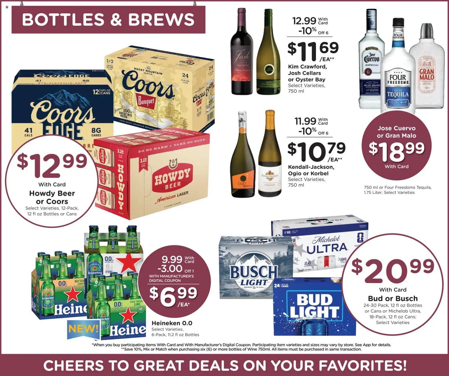 King Soopers Weekly Ad - valid from 22.04.2026 | Page: 11 | Products: Wine, Beer, Water, Lime