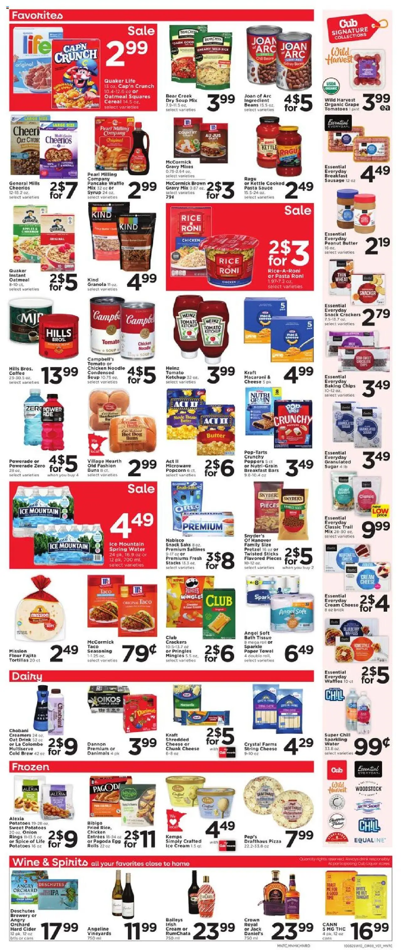 Cub Foods Weekly Ad - valid from 05.10.2025 | Page: 3 | Products: Rice, Water, Sugar, Kettle