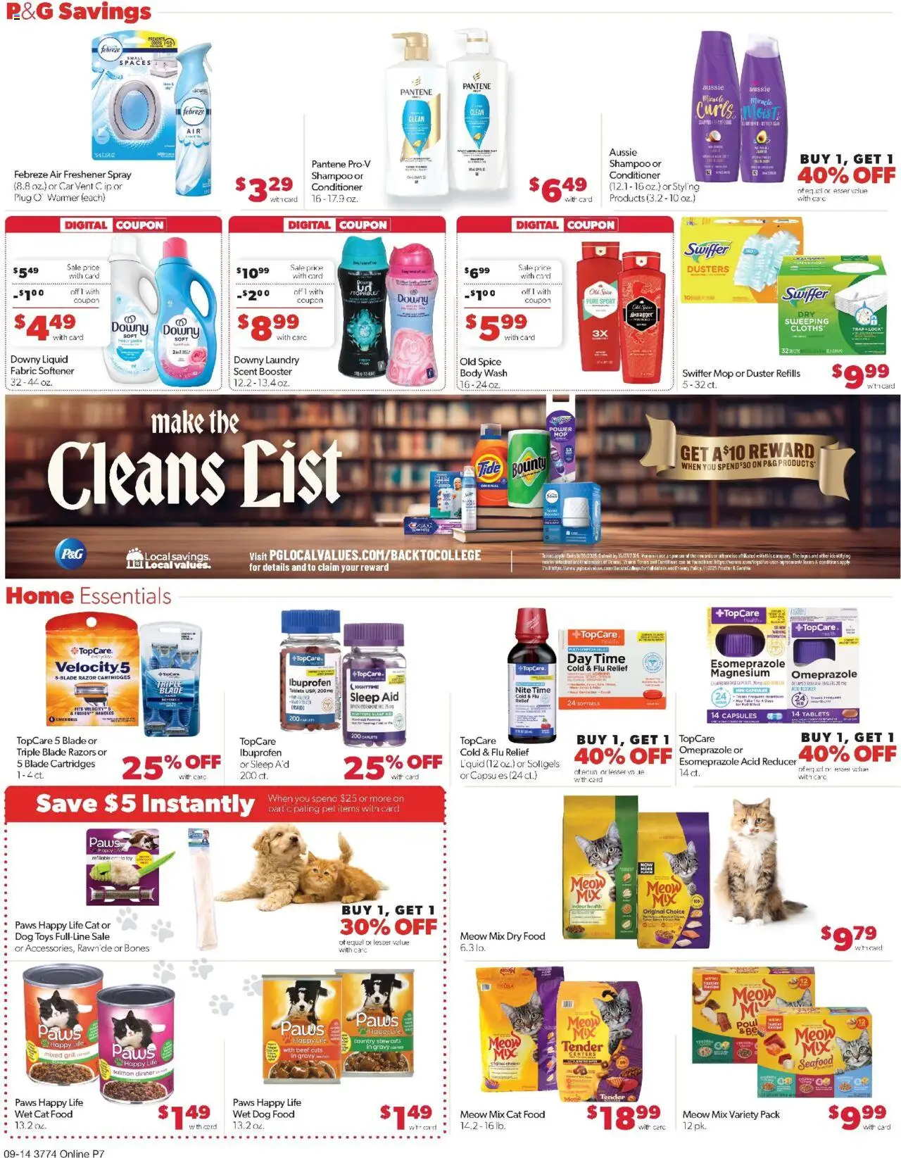 Family Fare Weekly Ad - IA - valid from 14.09.2025 | Page: 12 | Products: Dog Food, Cat Food, Shampoo, Conditioner