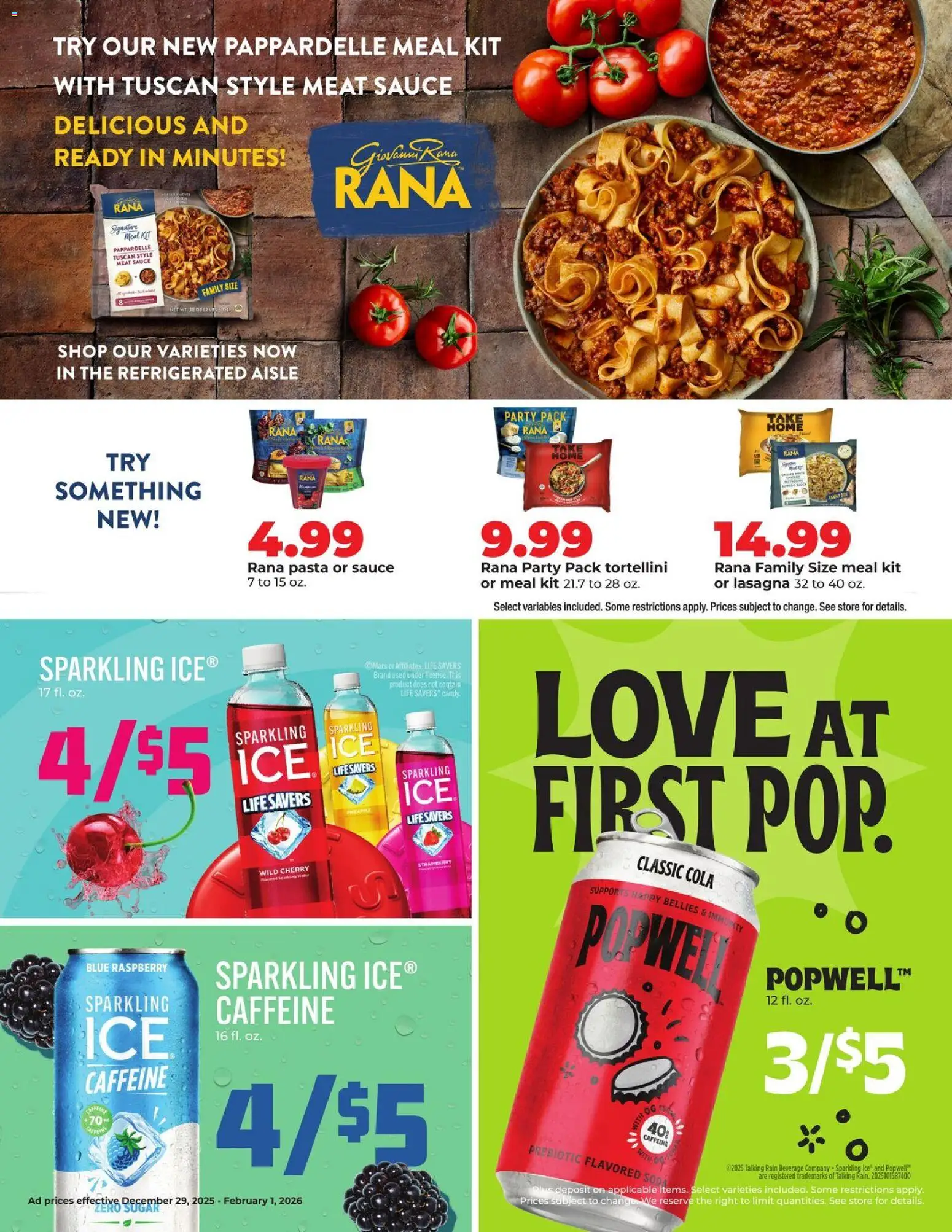 HyVee January Deals - valid from 29.12.2025 | Page: 2 | Products: Pasta, Sauce, Sugar, Raspberry