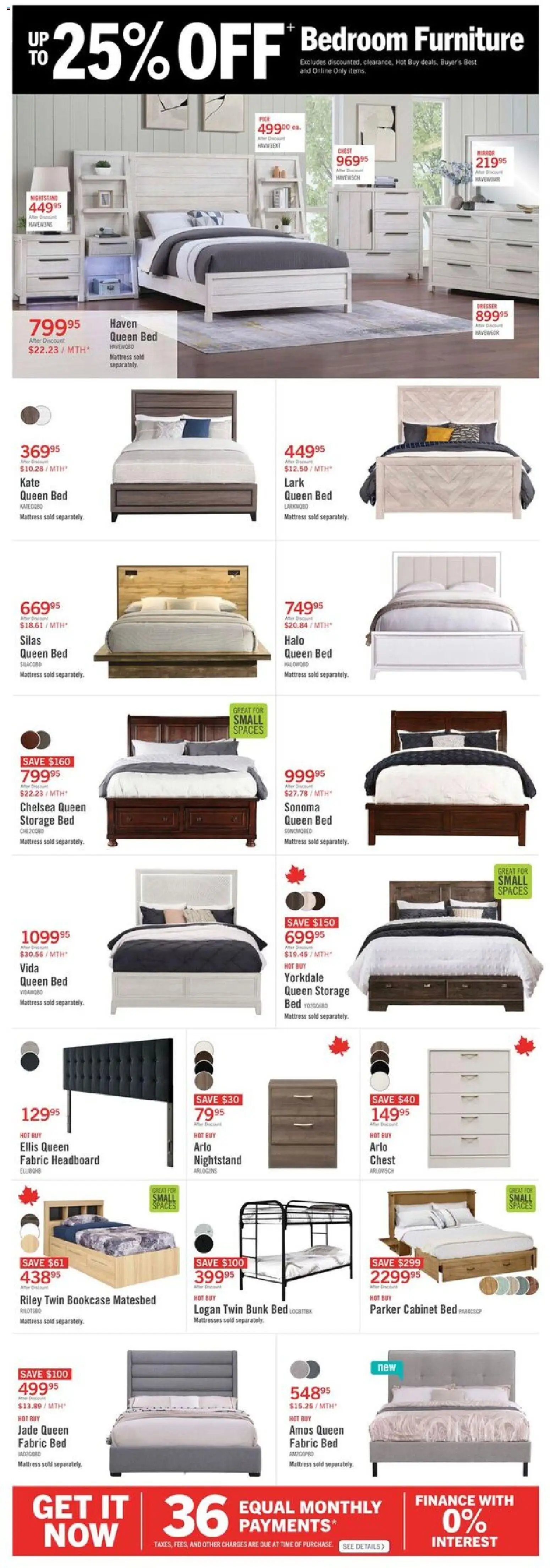 The Brick flyer valid from 02.12.2025 | Page: 10 | Products: Bed, Mattress, Cabinet, Mirror