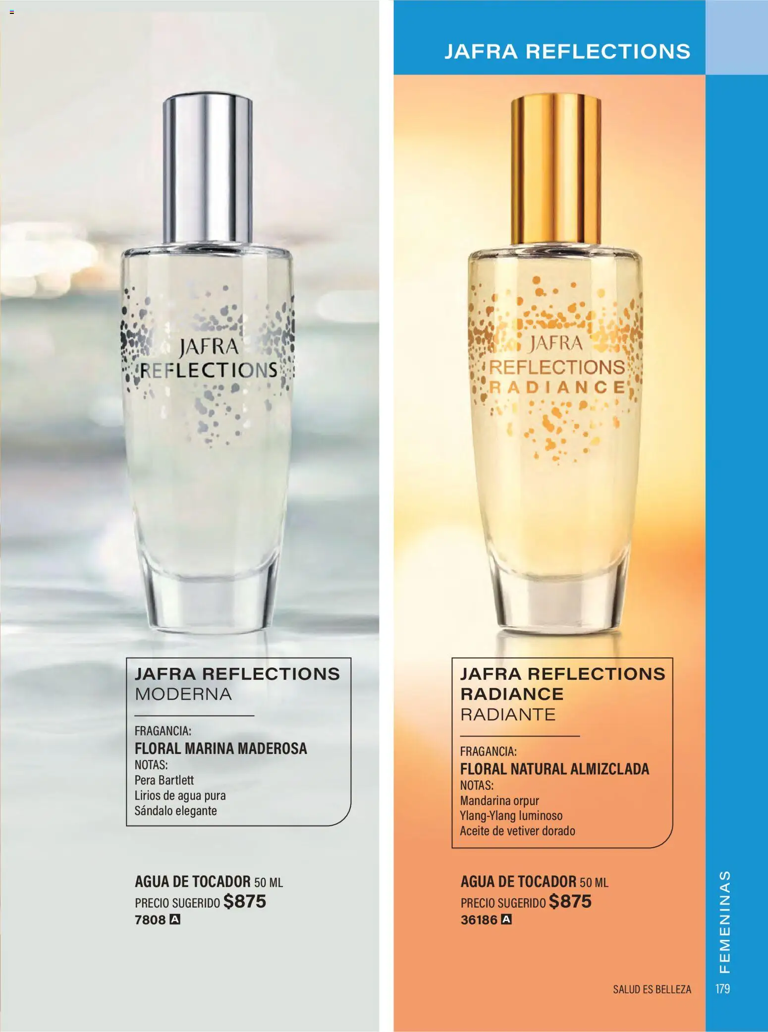 Nuevas ofertas de JAFRA válidas en toda la República Mexicana desde el 01.02.2026. ¡Encuentra las mejores ofertas en JAFRA catálogo Organizador de Ventas! | Página: 177 | Productos: Agua, Aceite, Radiante, Fragancia