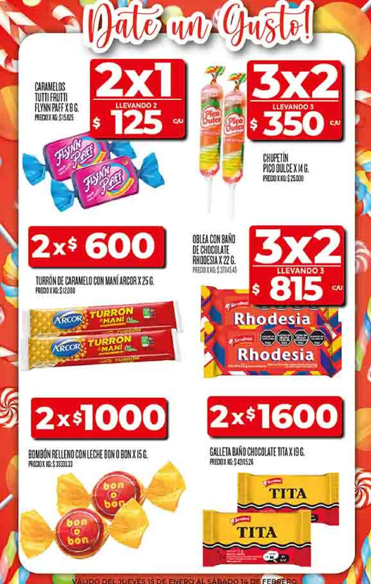 Dia - Ofertas - Salta y Jujuy │ válido desde el 14.01.2026 | Página: 14 | Productos: Pico, Baño, Leche, Chocolate
