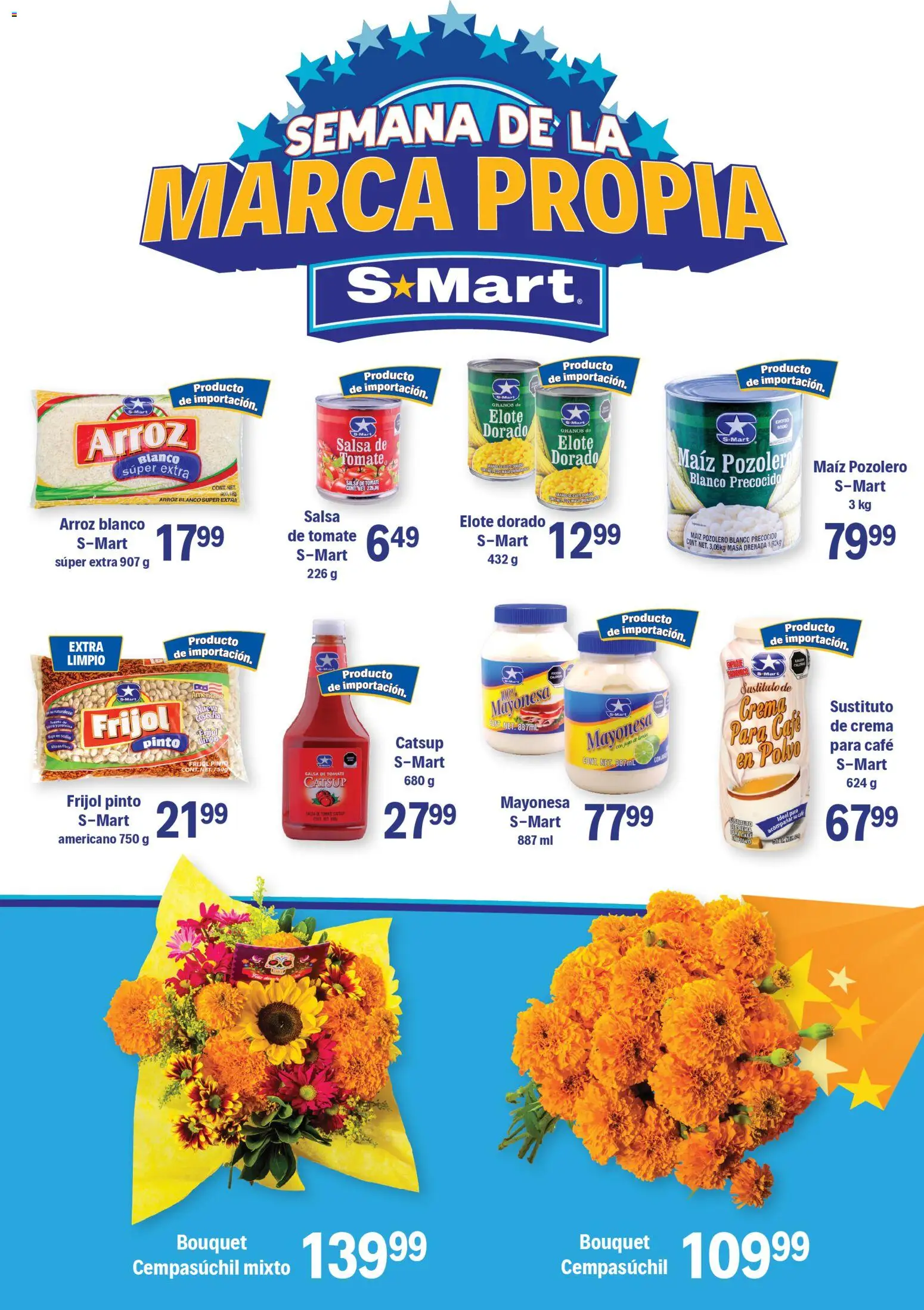 Nuevas ofertas de S-Mart válidas en toda la República Mexicana desde el 28.10.2025. ¡Encuentra las mejores ofertas en S-Mart folleto! | Página: 5 | Productos: Mayonesa, Crema, Catsup, Polvo