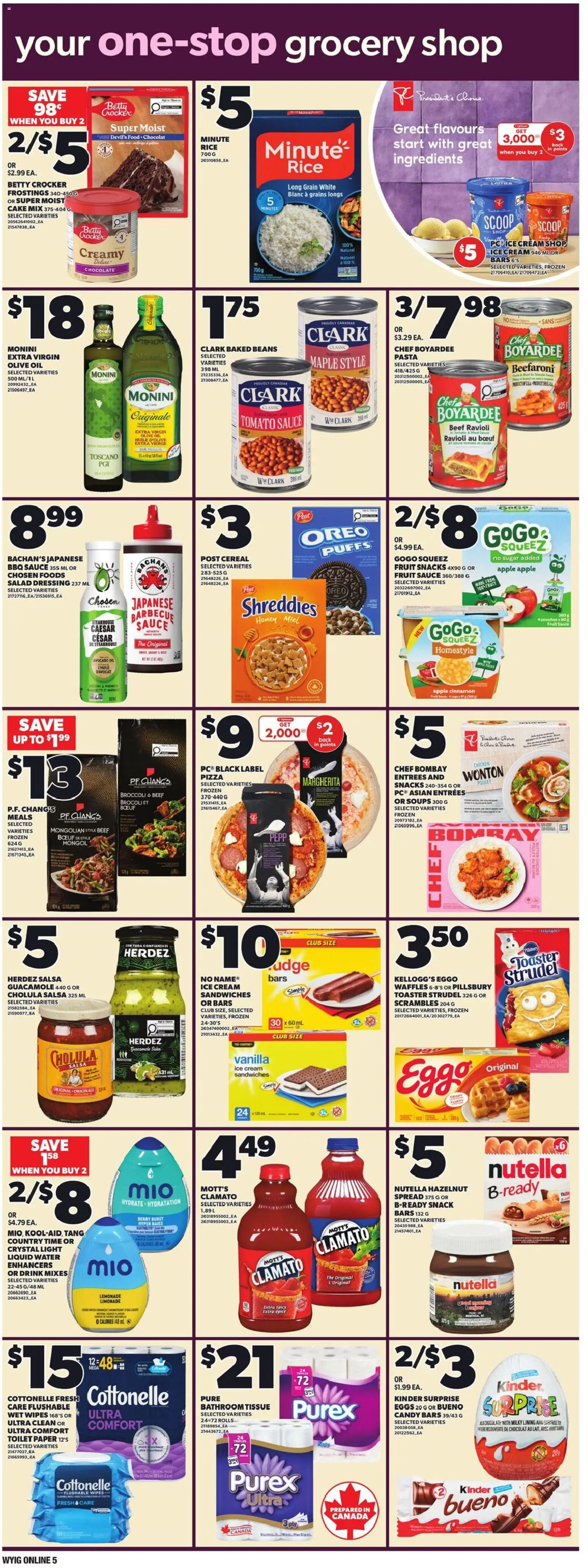 Independent Grocer flyer valid from 23.04.2026 | Page: 12 | Products: Rice, Ice cream, Milk, Chocolate