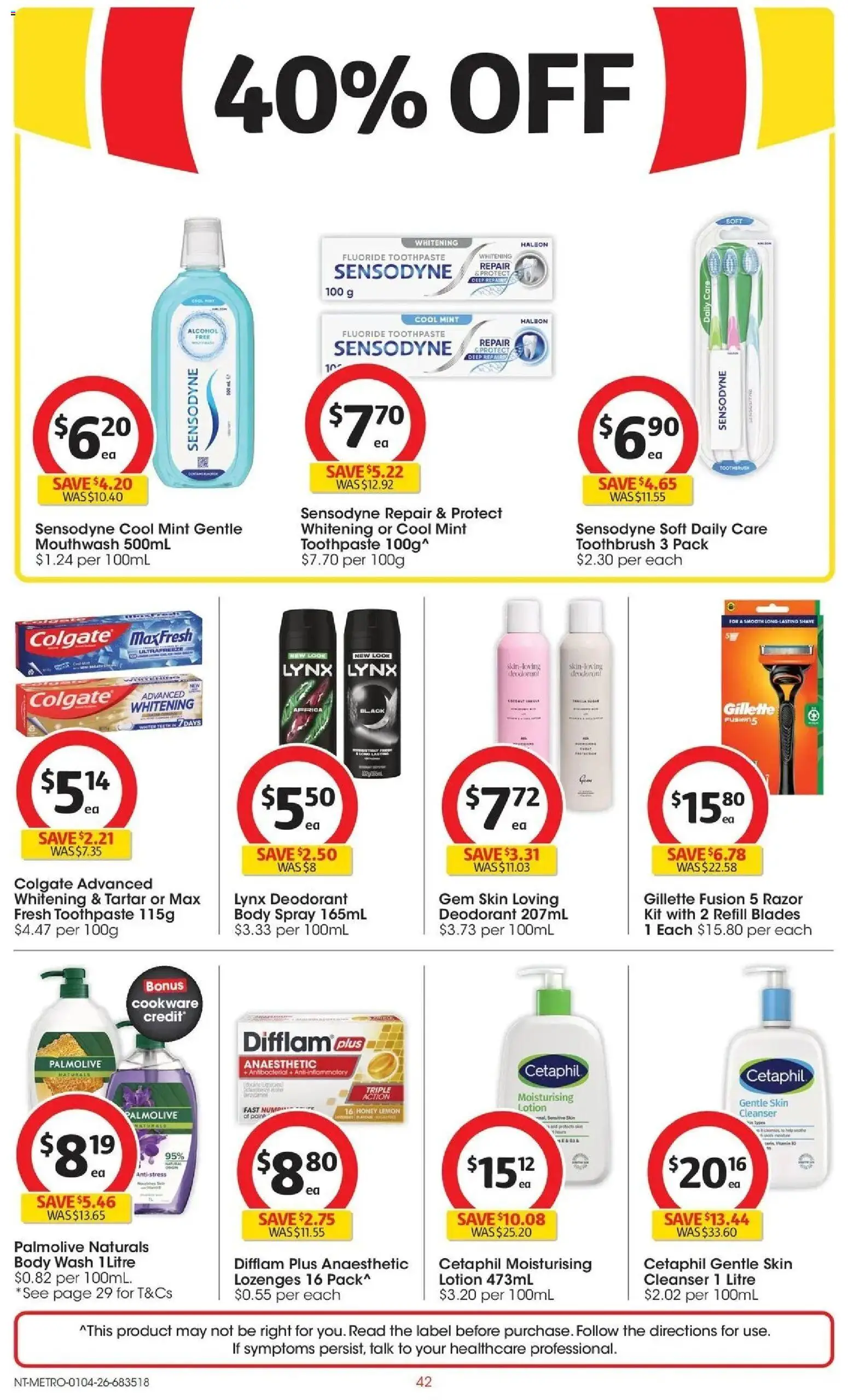 Deals catalogue - valid from 31.03.2026 | Page: 42 | Products: Gem, Honey, Mouthwash, Lemon