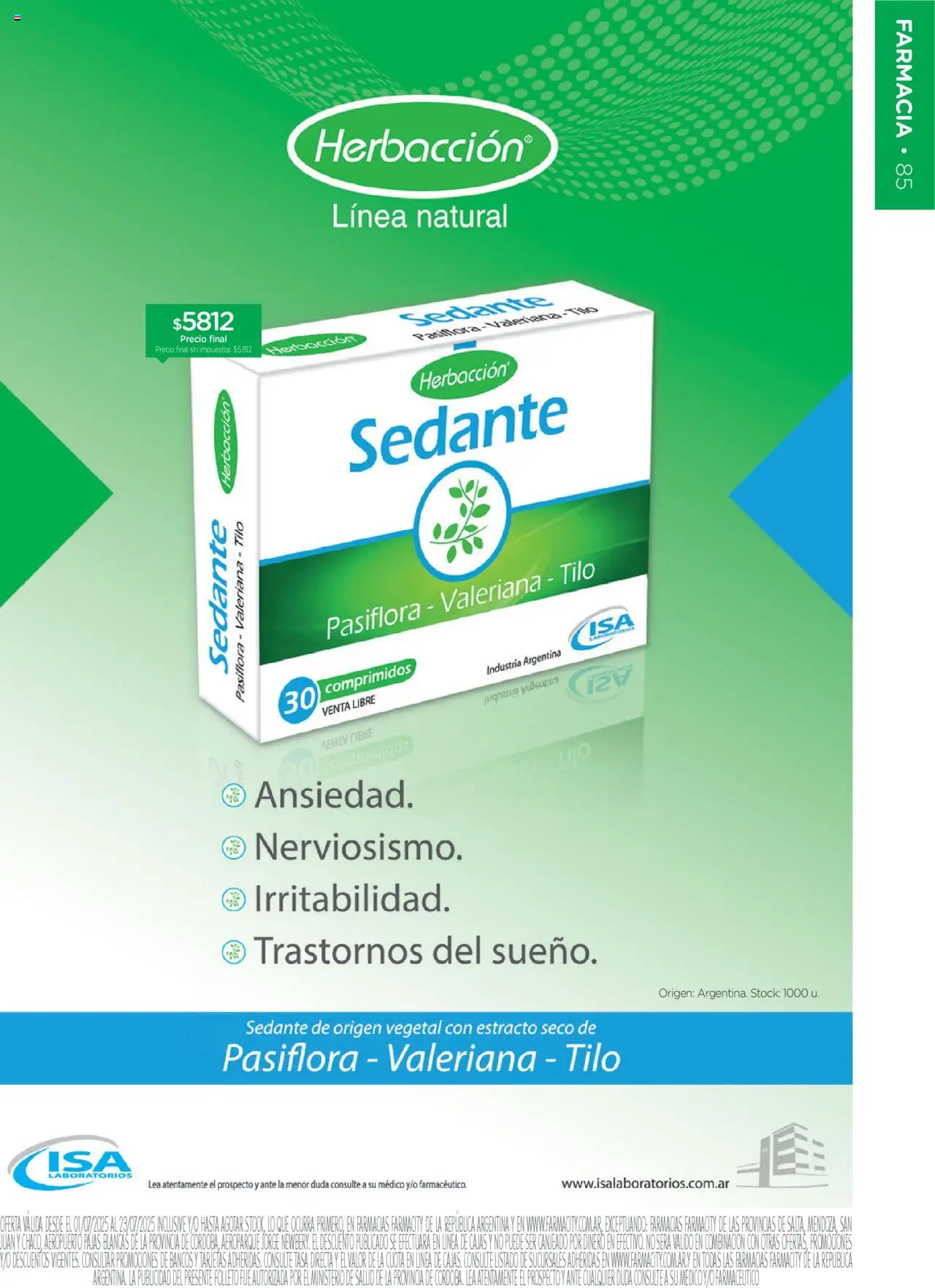 Farmacity catálogo │ válido desde el 01.07.2025 | Página: 85