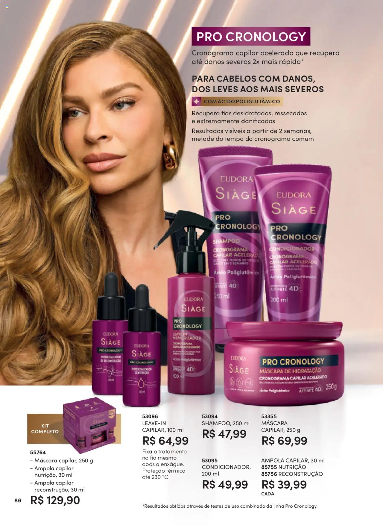 Eudora Folheto - válido de 08.09.2025 | Página: 86 | Produtos: Shampoo, Condicionador