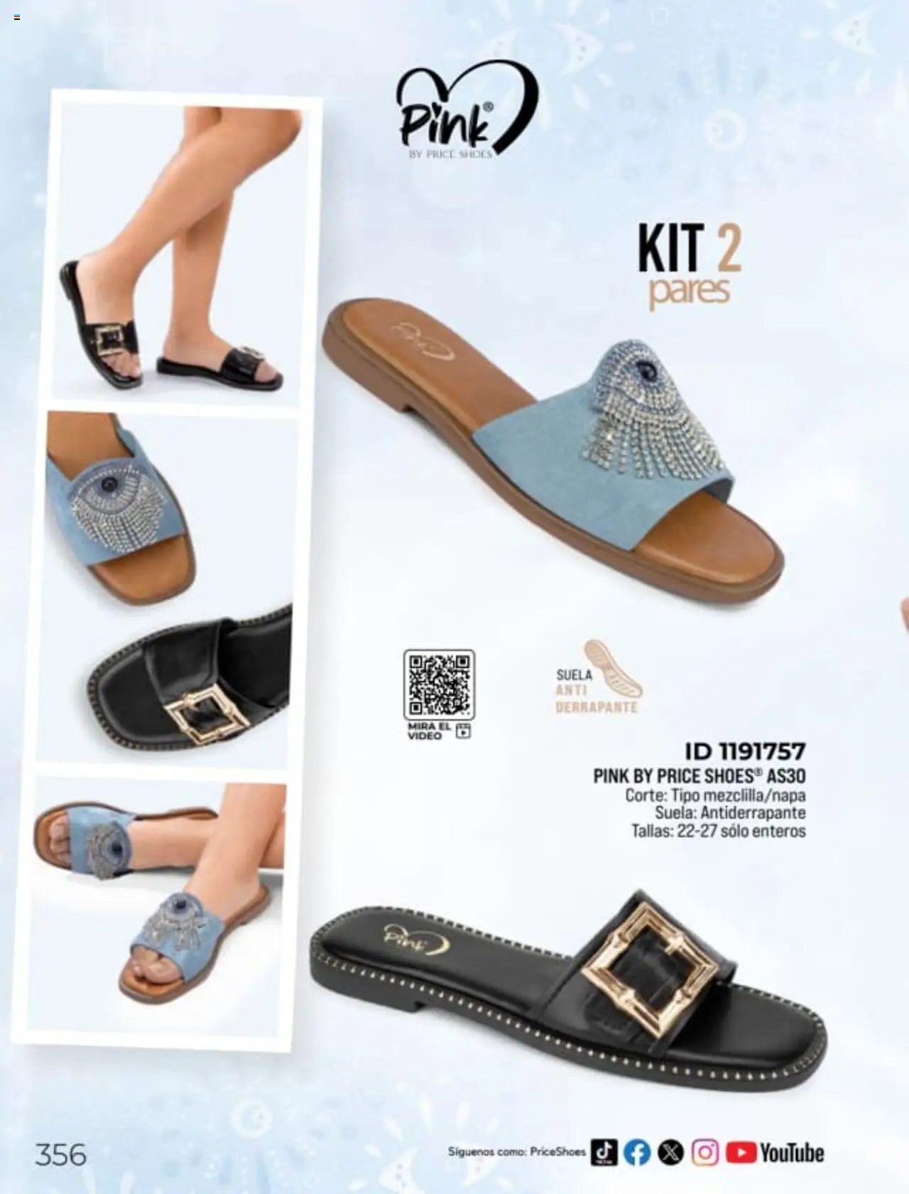 Nuevas ofertas de Price Shoes válidas en toda la República Mexicana desde el 27.01.2025. ¡Encuentra las mejores ofertas en Price Shoes catálogo Sandalias! | Página: 356 | Productos: Video