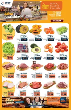 Coop ofertas Terça, Quarta e Quinta - Pré-Visualização do folheto da loja Coop, válido de 21.04.2026