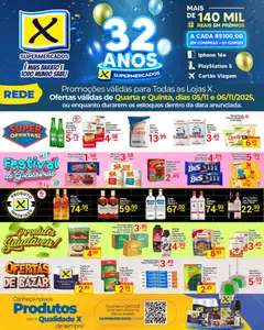 X Supermercados - Ofertas da semana - Pré-Visualização do folheto da loja X Supermercados, válido de 05.11.2025 | Página: 1