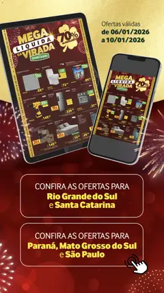 Lojas Quero-Quero - Aproveite a Mega Liquida da Virada! - Pré-Visualização do folheto da loja Lojas Quero-Quero, válido de 06.01.2026