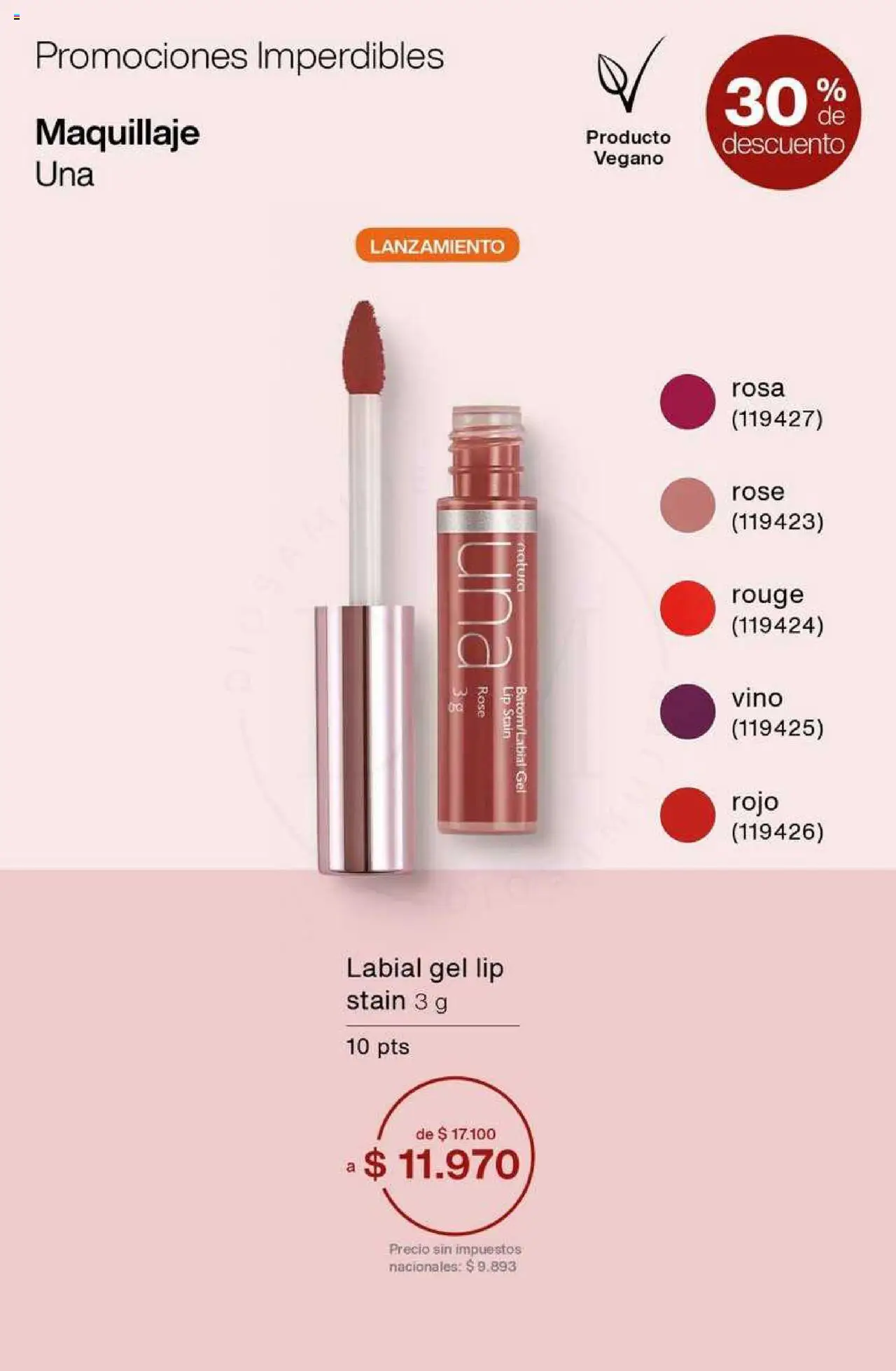 Catálogo Natura Ciclo 8 │ válido desde el 03.06.2025 | Página: 22 | Productos: Maquillaje, Vino