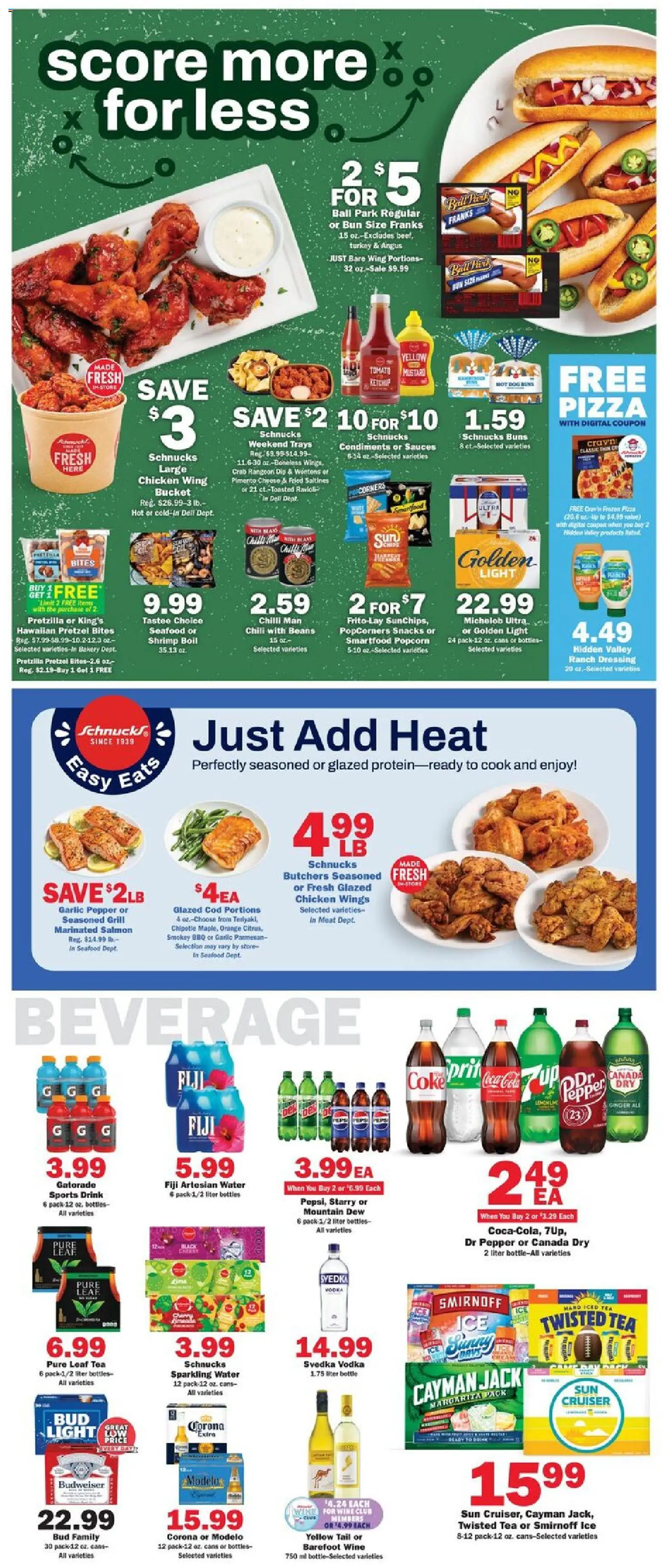 Schnucks Weekly Print Ad - MO - valid from 29.10.2025 | Page: 3 | Products: Wine, Tea, Ketchup, Seafood