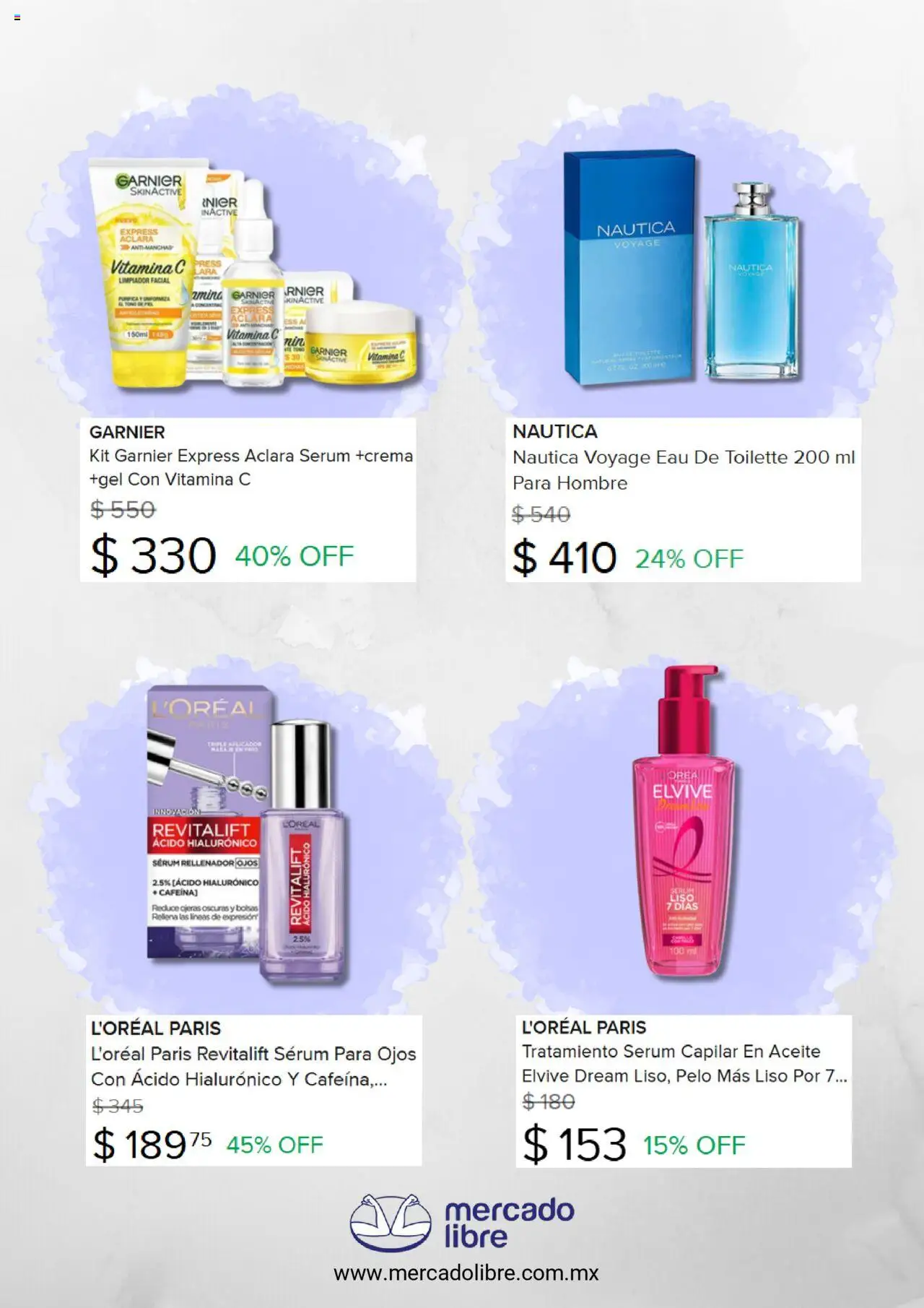Nuevas ofertas de Mercado Libre válidas en toda la República Mexicana desde el 01.10.2025. ¡Encuentra las mejores ofertas en Mercado Libre - Catálogo! | Página: 3 | Productos: Serum, Huevo, Limpiador, Eau de toilette